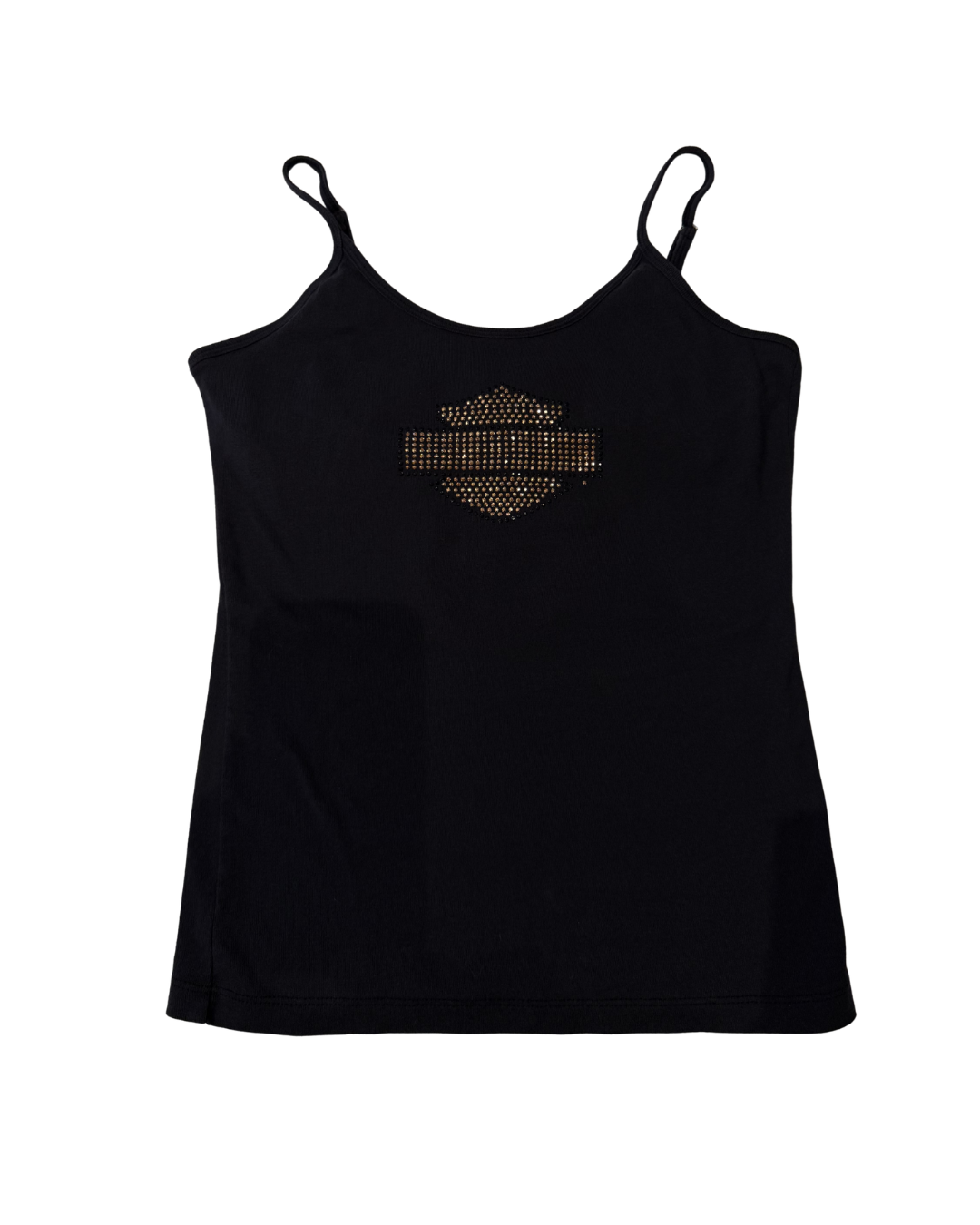 Harley Longline Rhinestone Tank - S/M