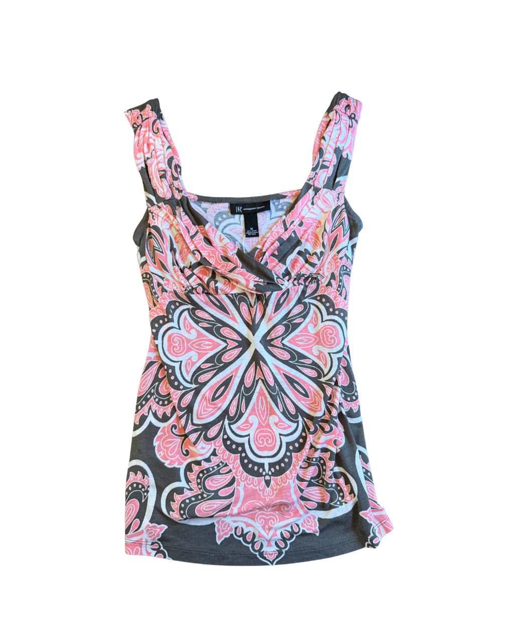 I.N.C Brown and Pink Tank - Medium