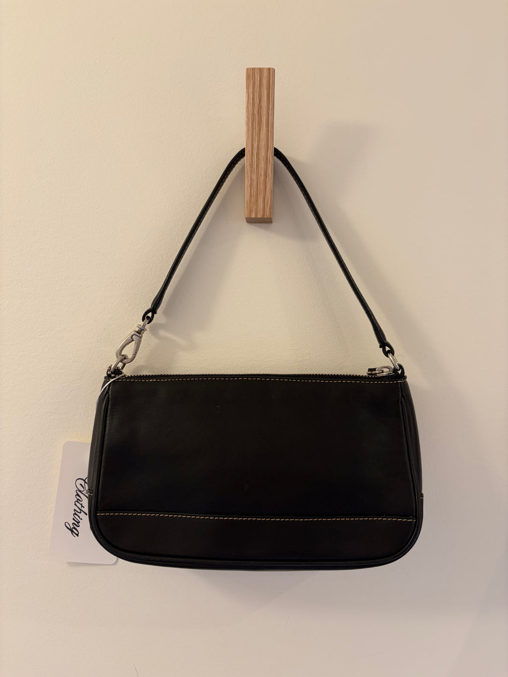 Coach 2002 Hamptons Black Mini Shoulder Bag