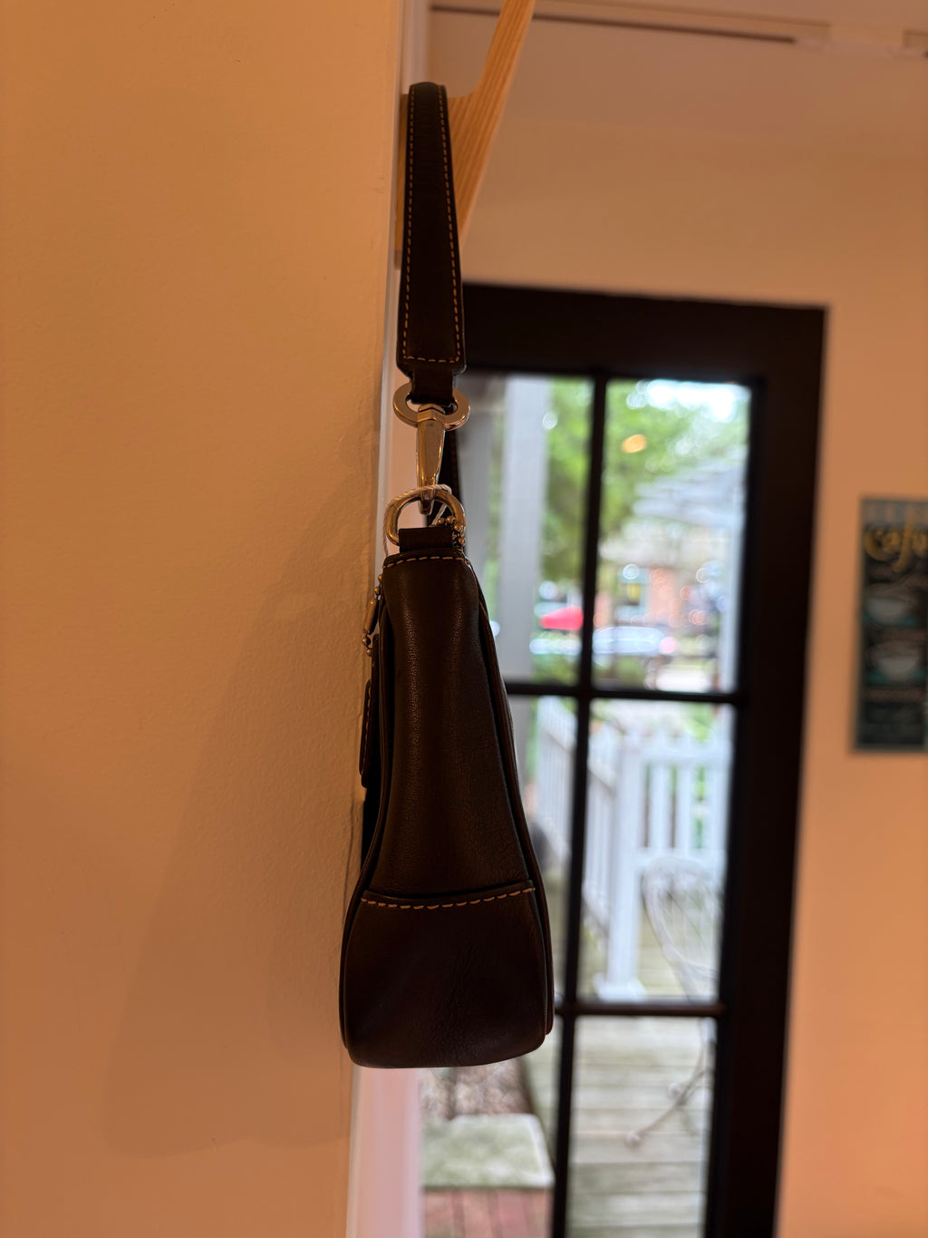 Coach 2002 Hamptons Black Mini Shoulder Bag