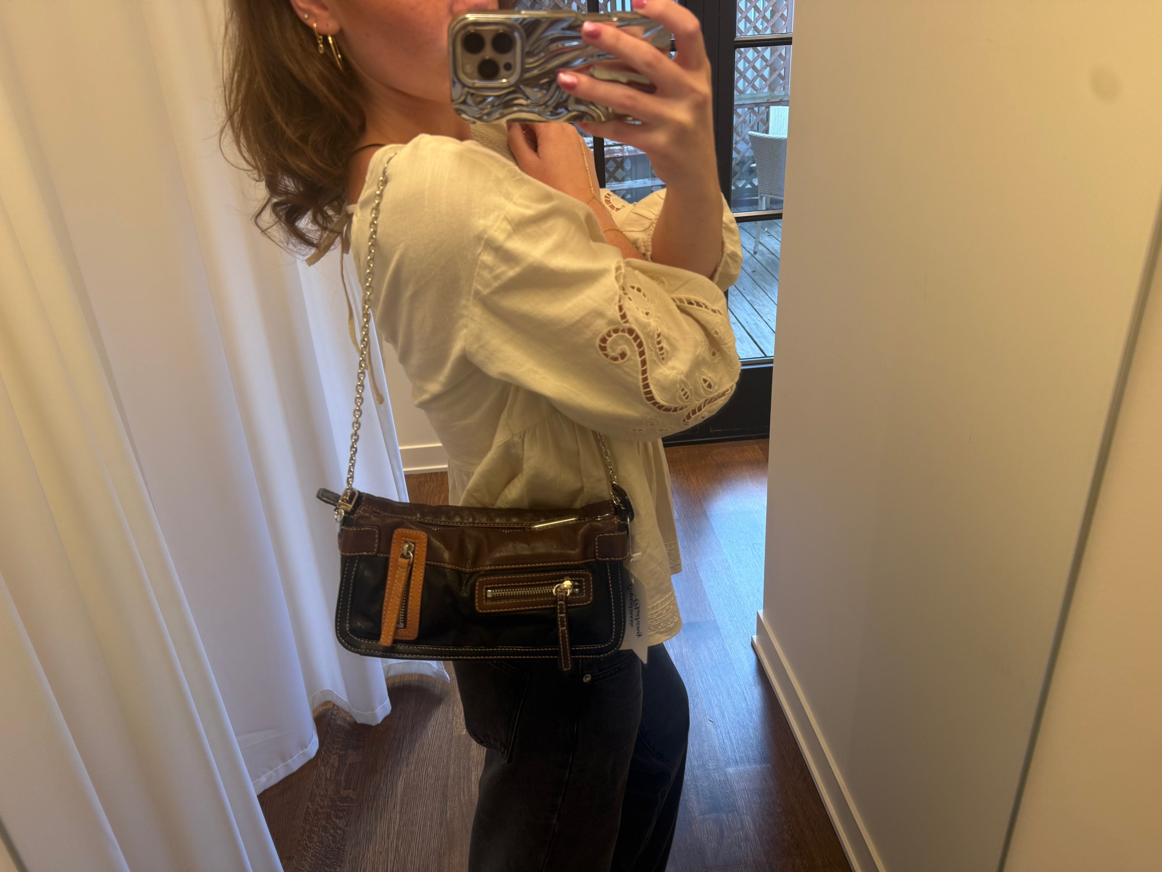 Brown & Black Tommy Hilfiger Purse