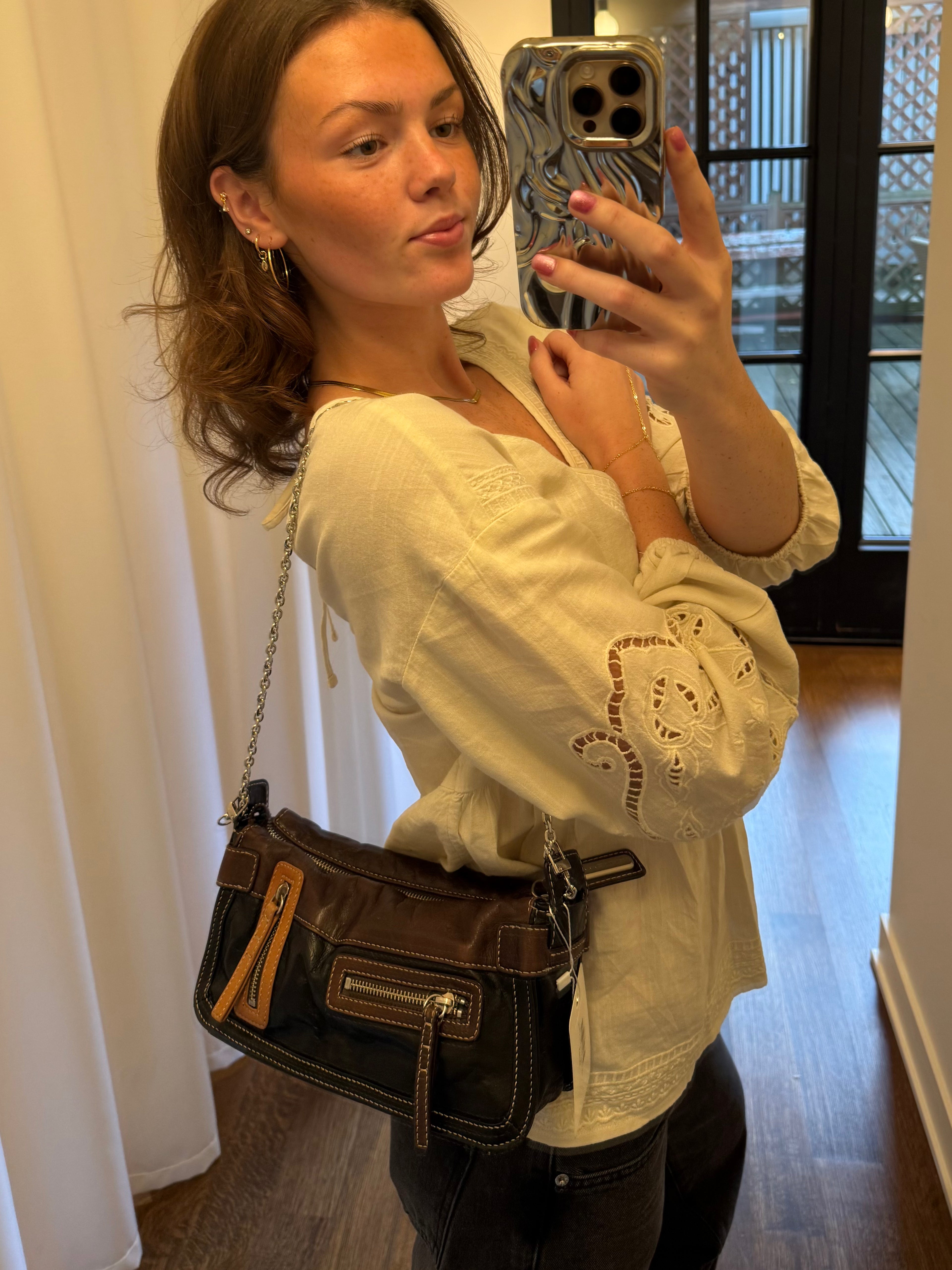 Brown & Black Tommy Hilfiger Purse