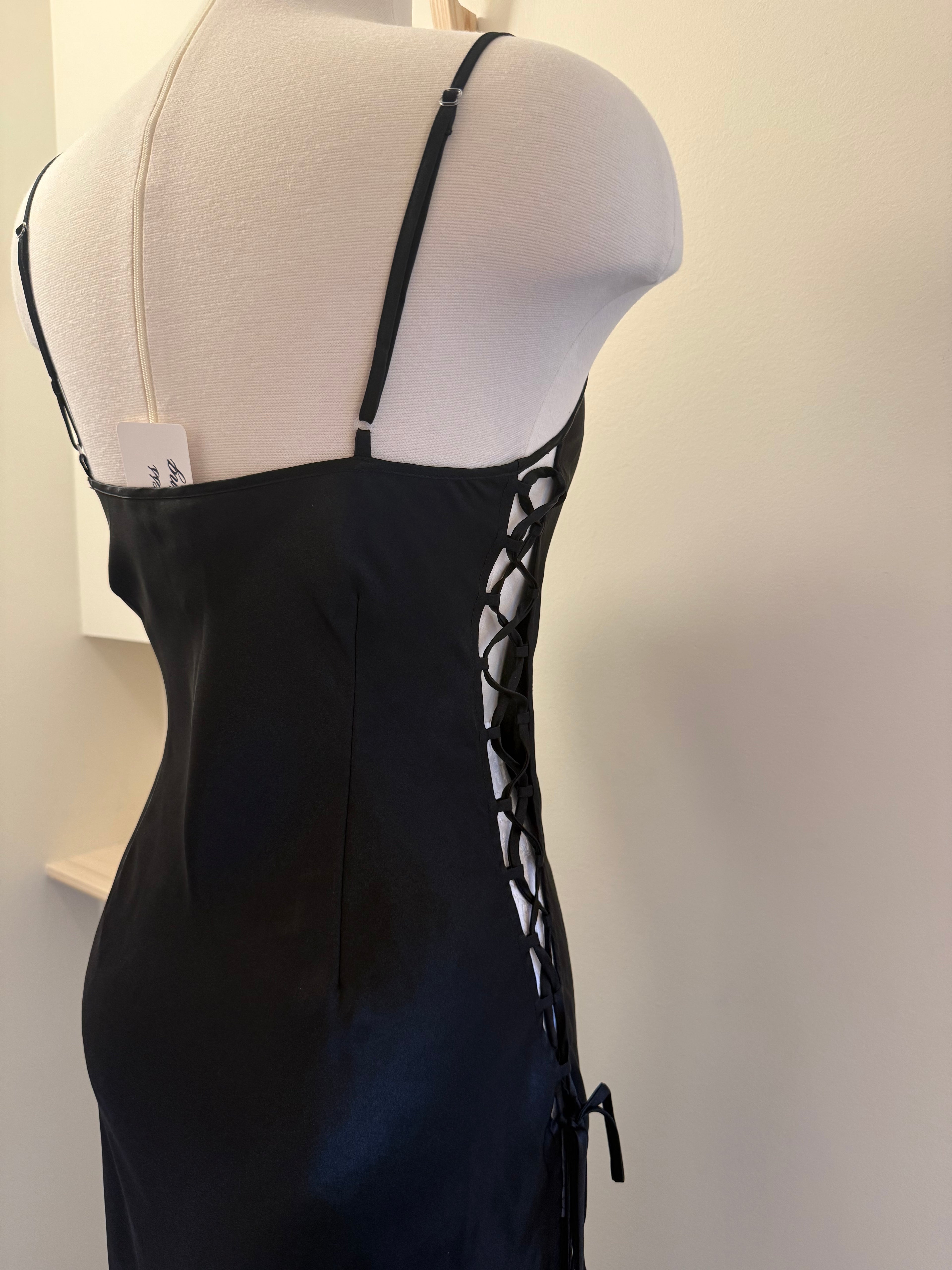 1999 Victoria's Secret Lace Up Slip - XS