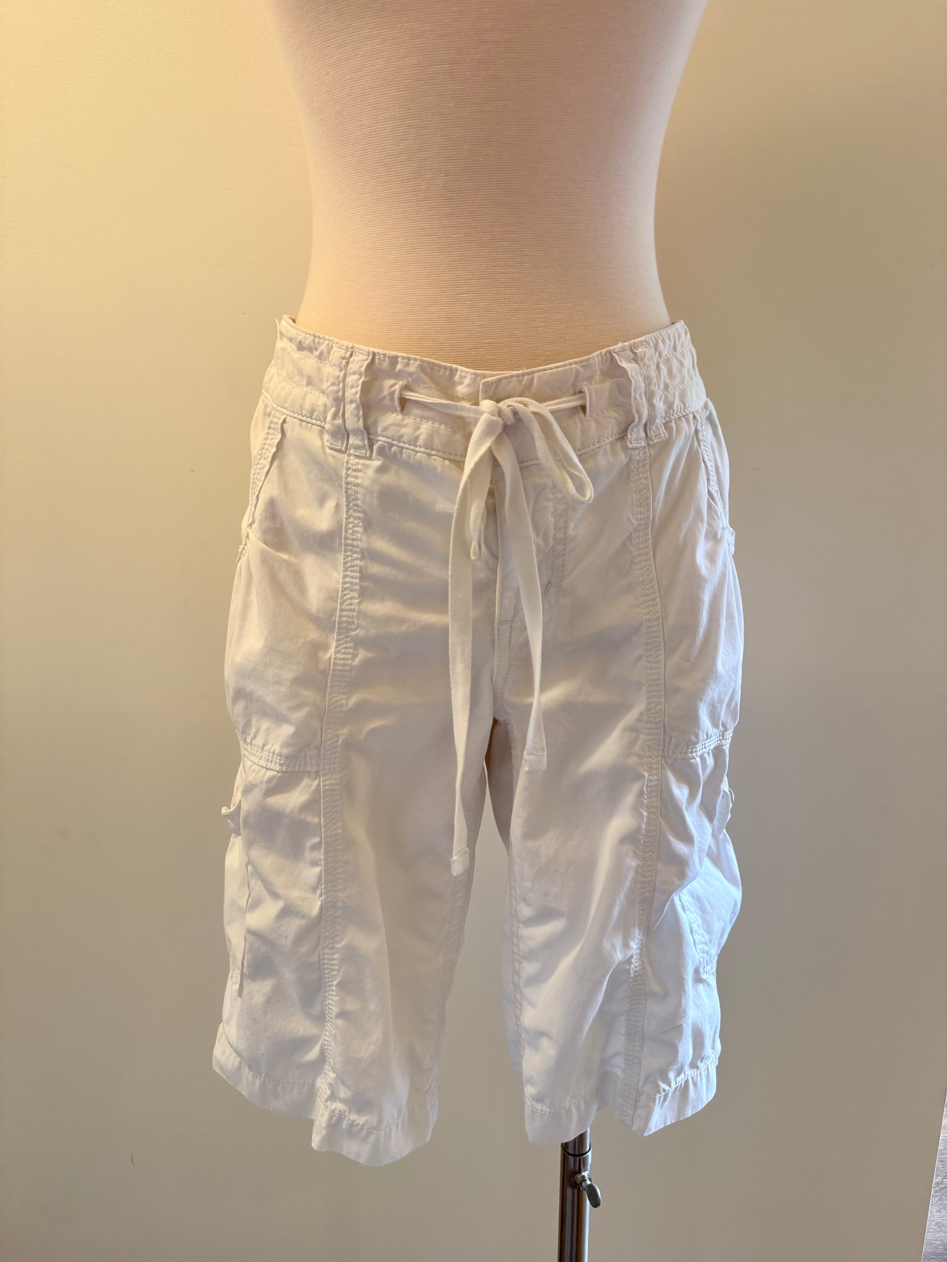 White Cargo Long Short - Size 12
