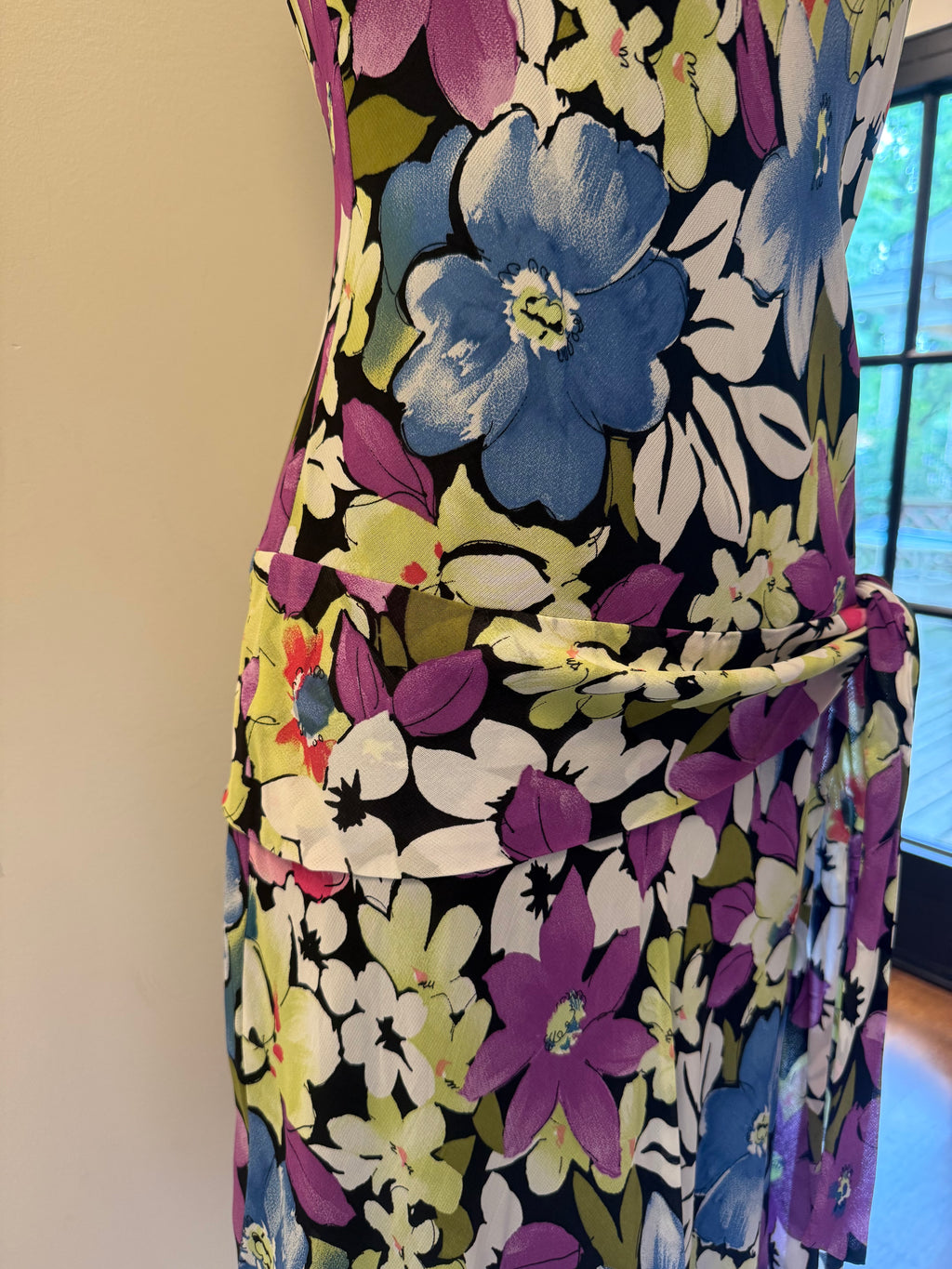 Evan Picone Floral Mini Dress - Size 6