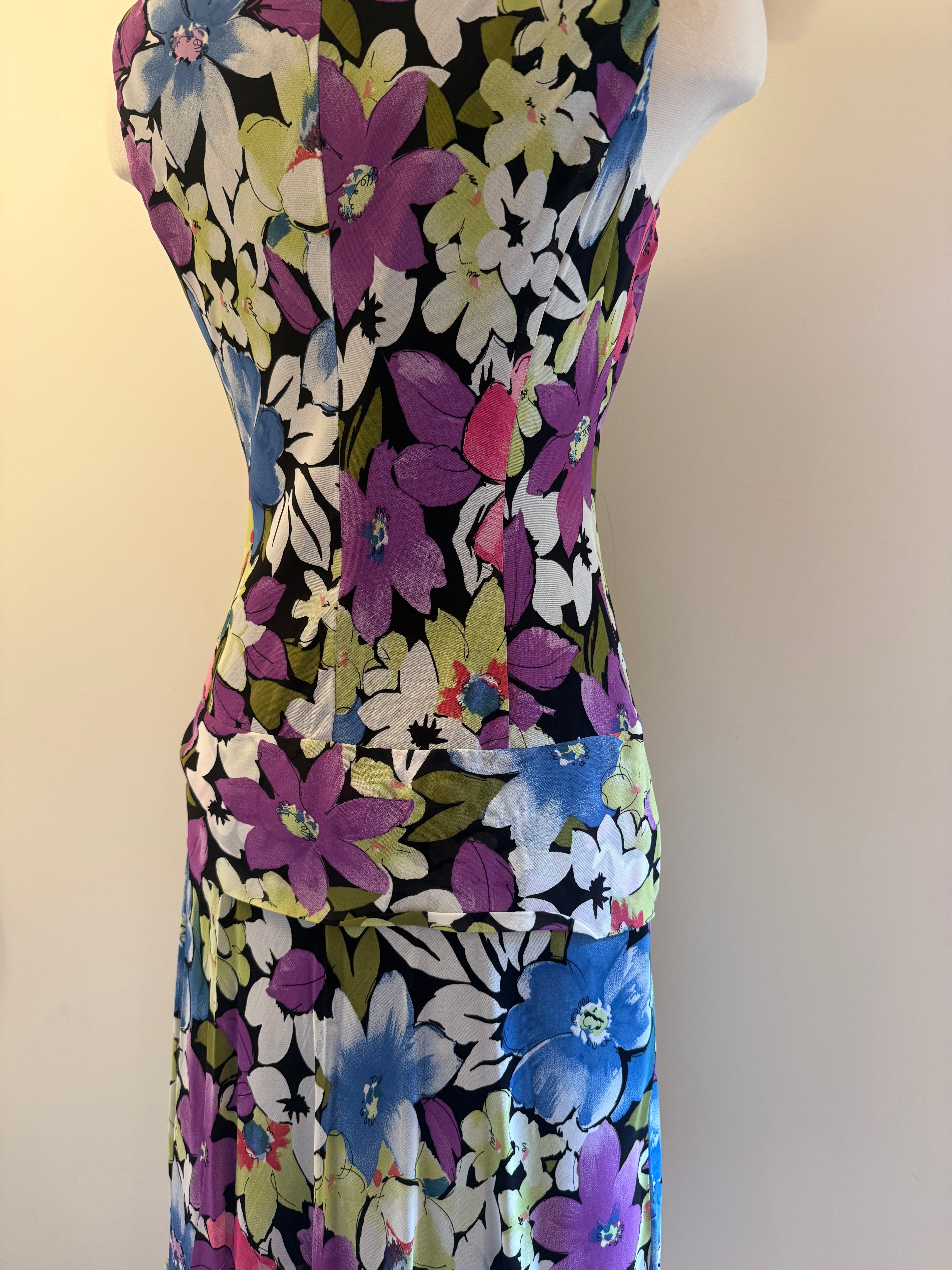 Evan Picone Floral Mini Dress - Size 6