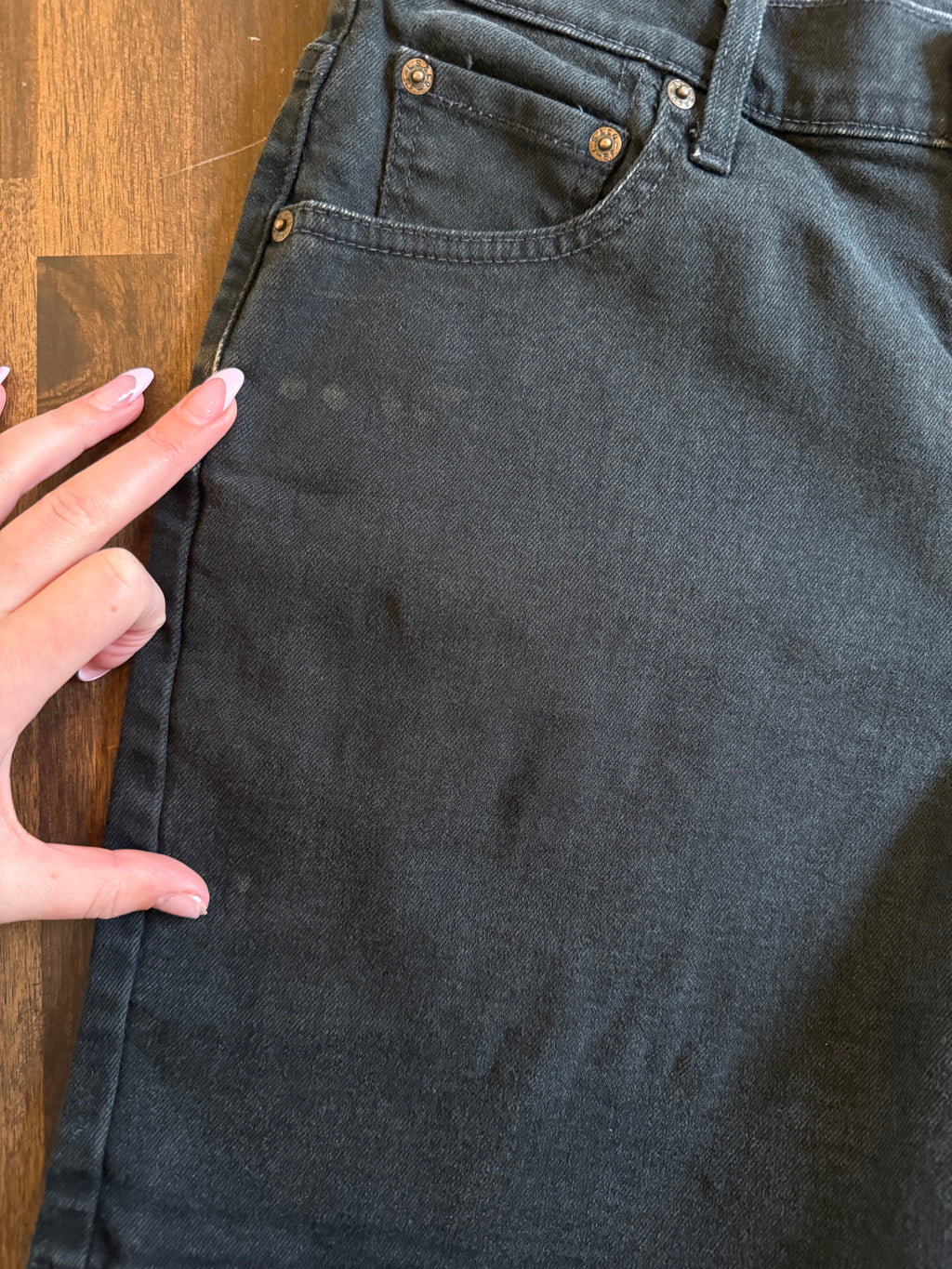 Black Levi's Jean Shorts - Size 4