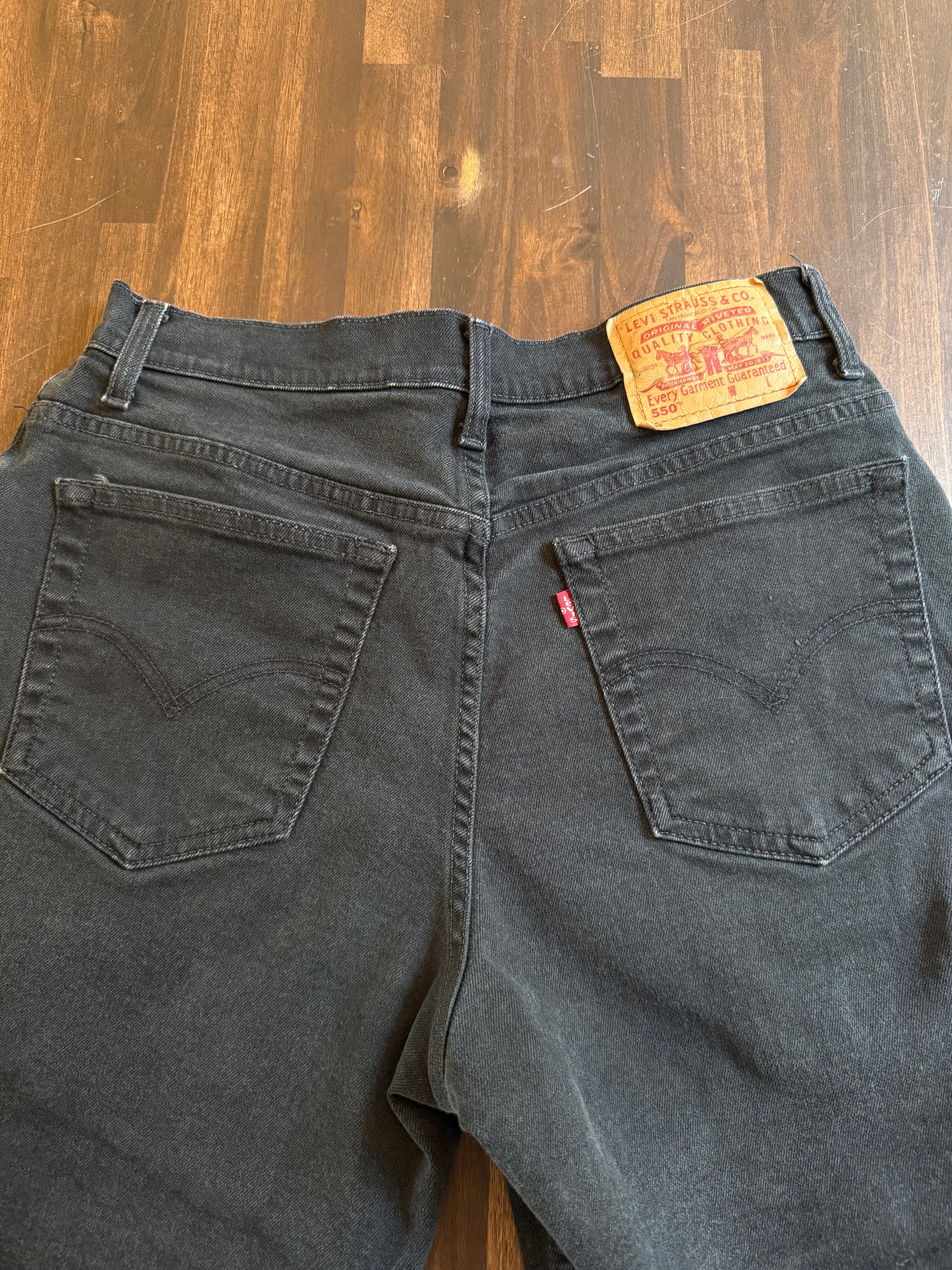 Black Levi's Jean Shorts - Size 4