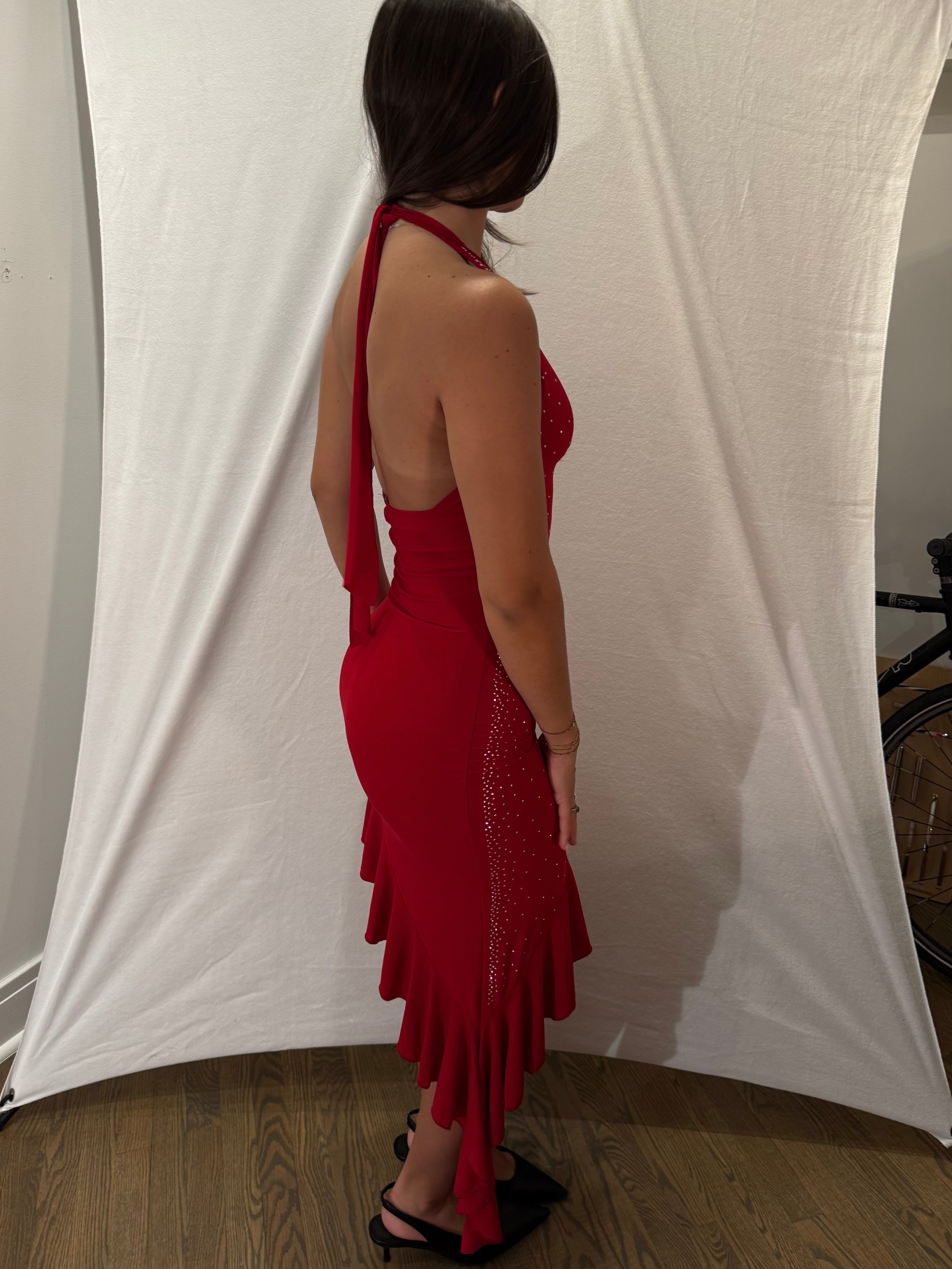 Deadstock Y2K Asymmetric Dress - Small & Large avail