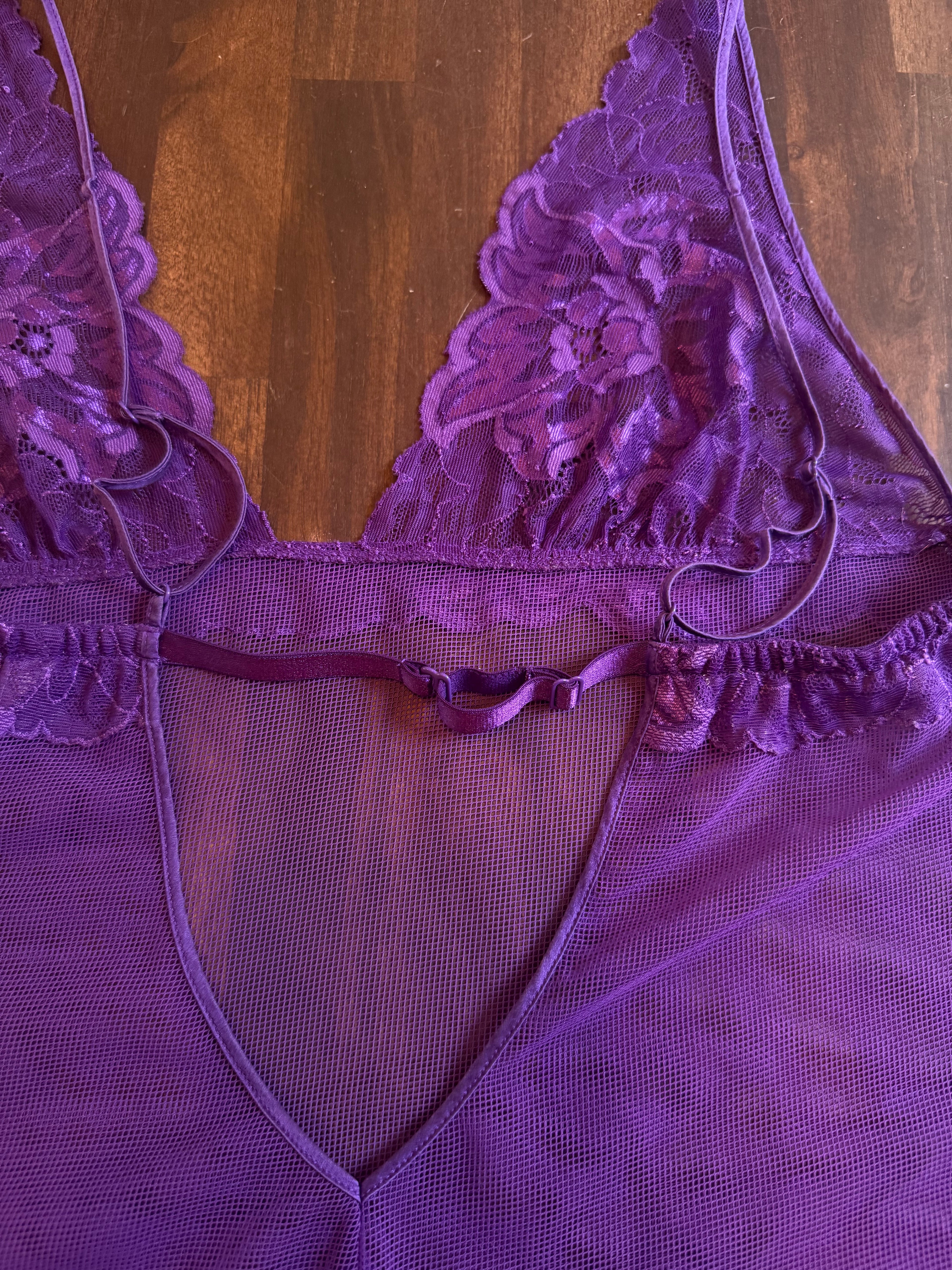 2004 VS Purple Mesh Top - Large