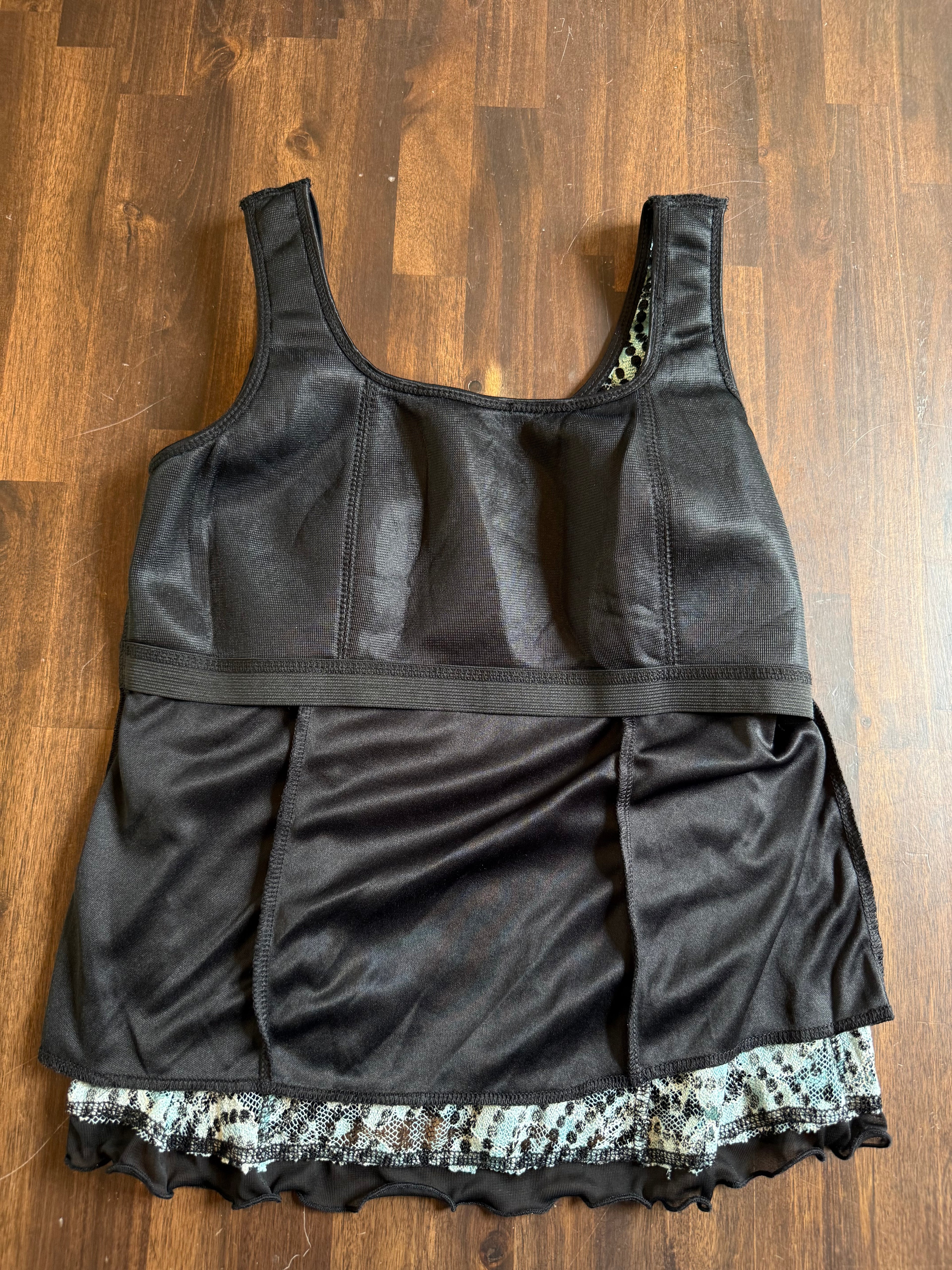 Blue & Black Tank - Medium