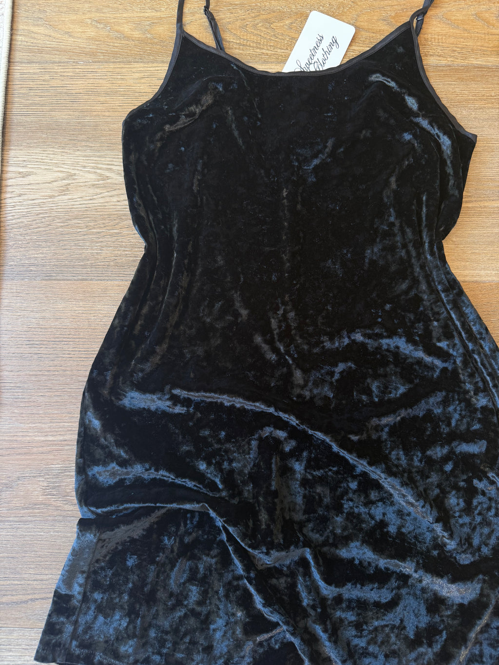 2017 VS Velour Mini Dress - XS