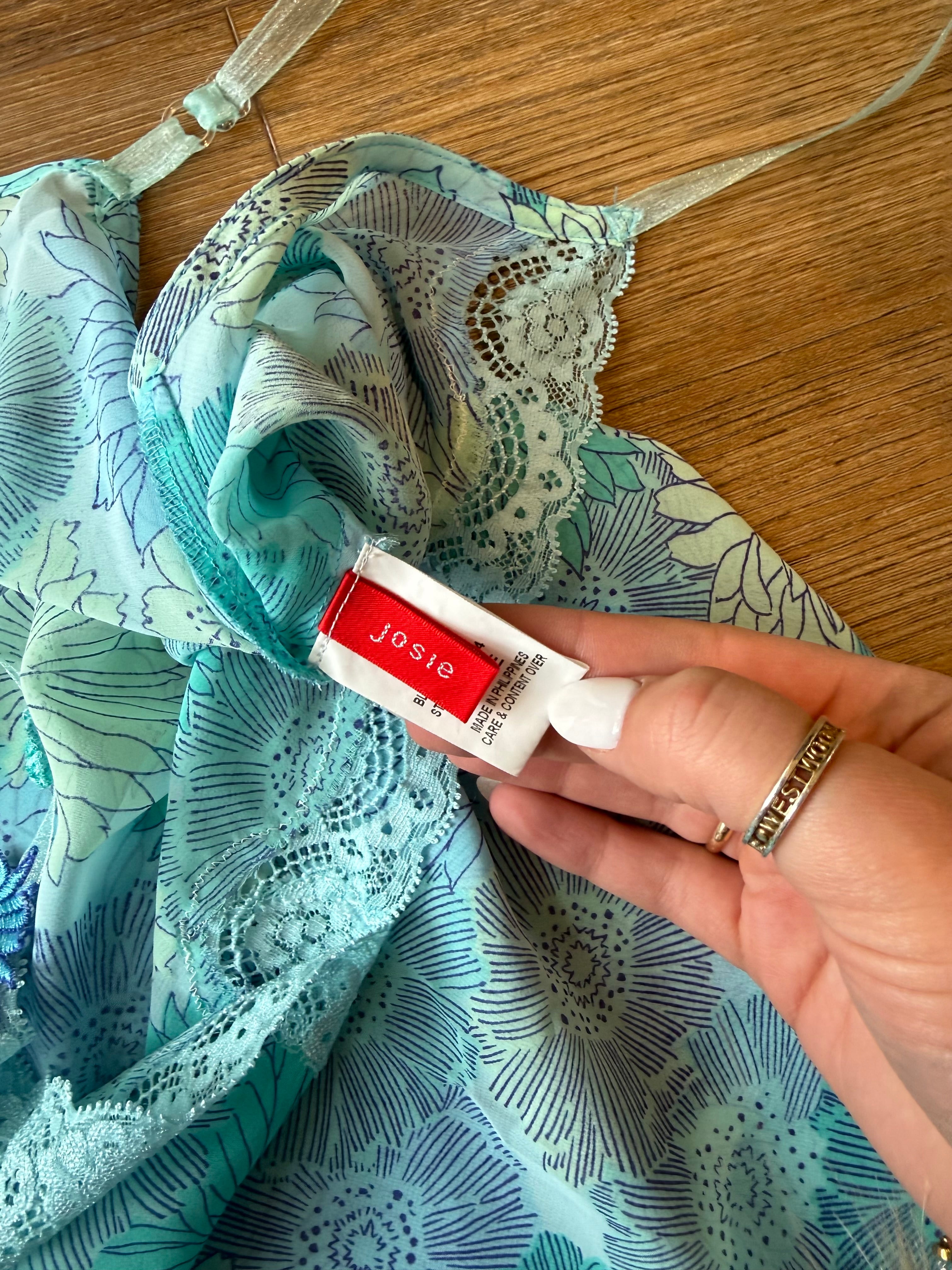 Sheer Floral Slip - Large