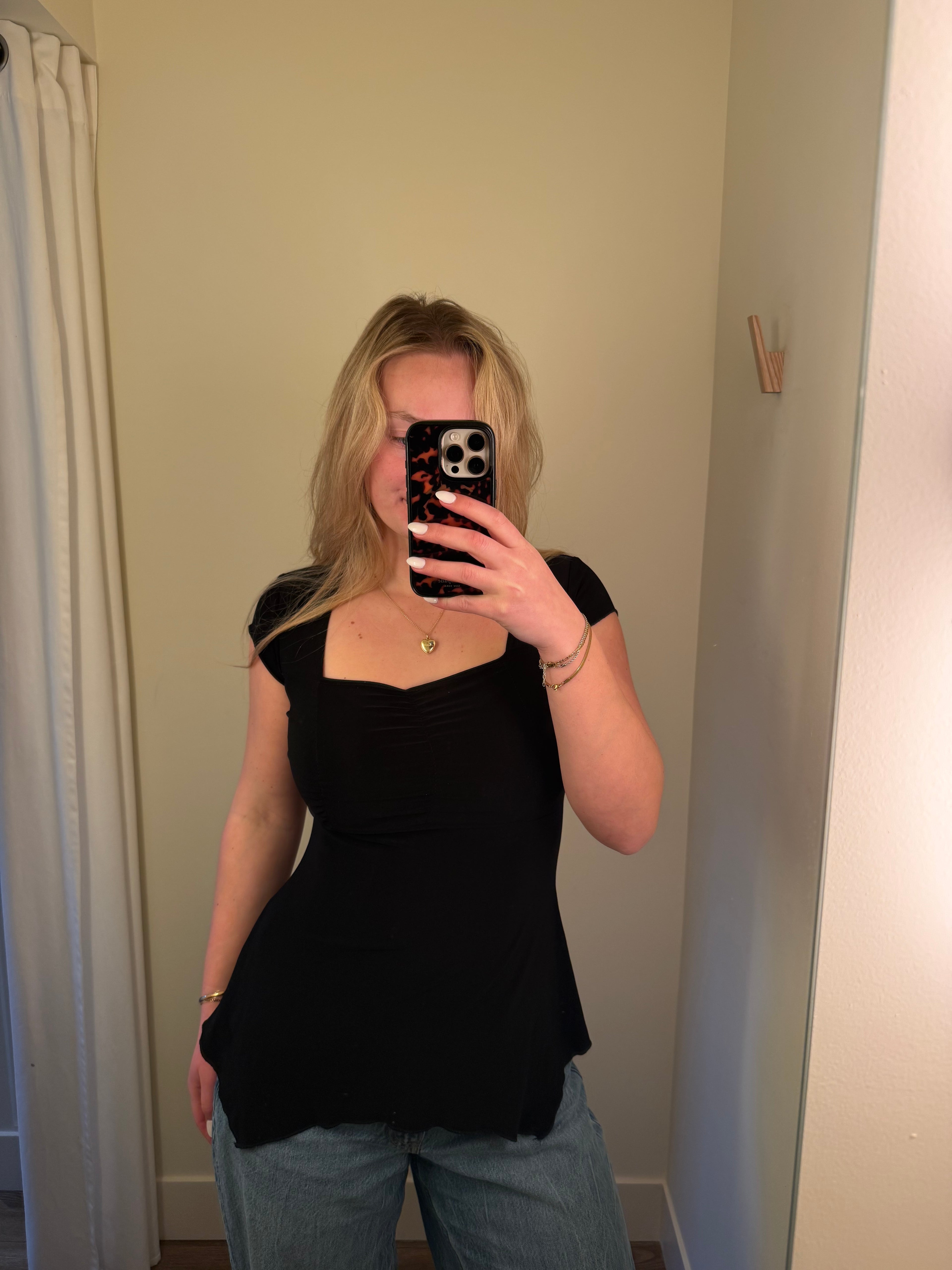 Black Grunge Fairy Top - S/M