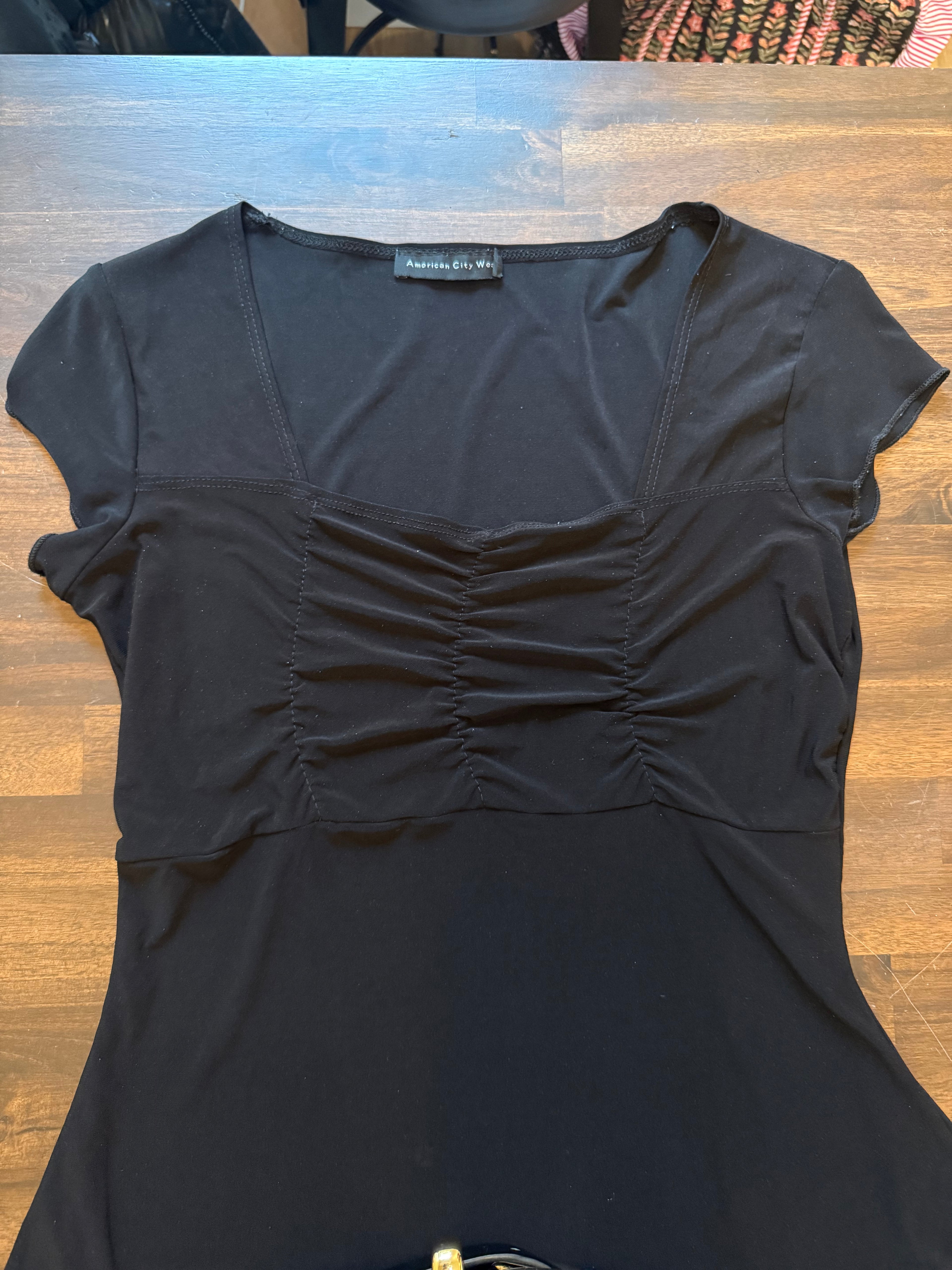 Black Grunge Fairy Top - S/M