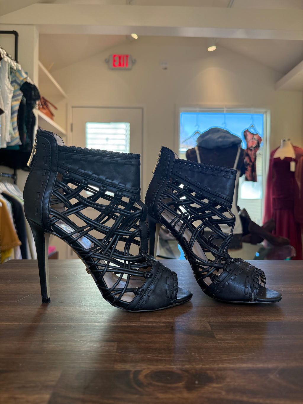 Bebe Strappy Heel - Size 7