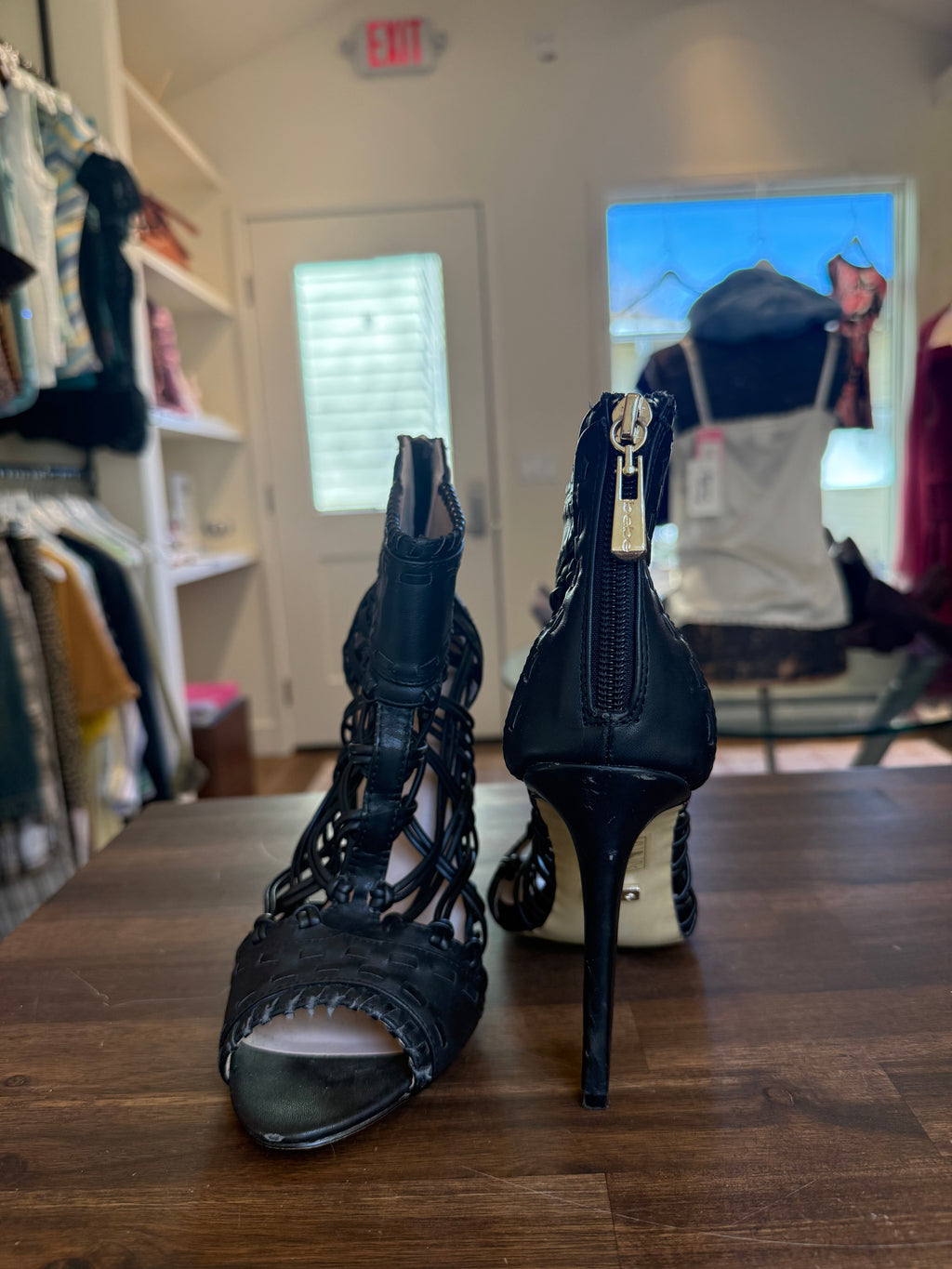 Bebe Strappy Heel - Size 7