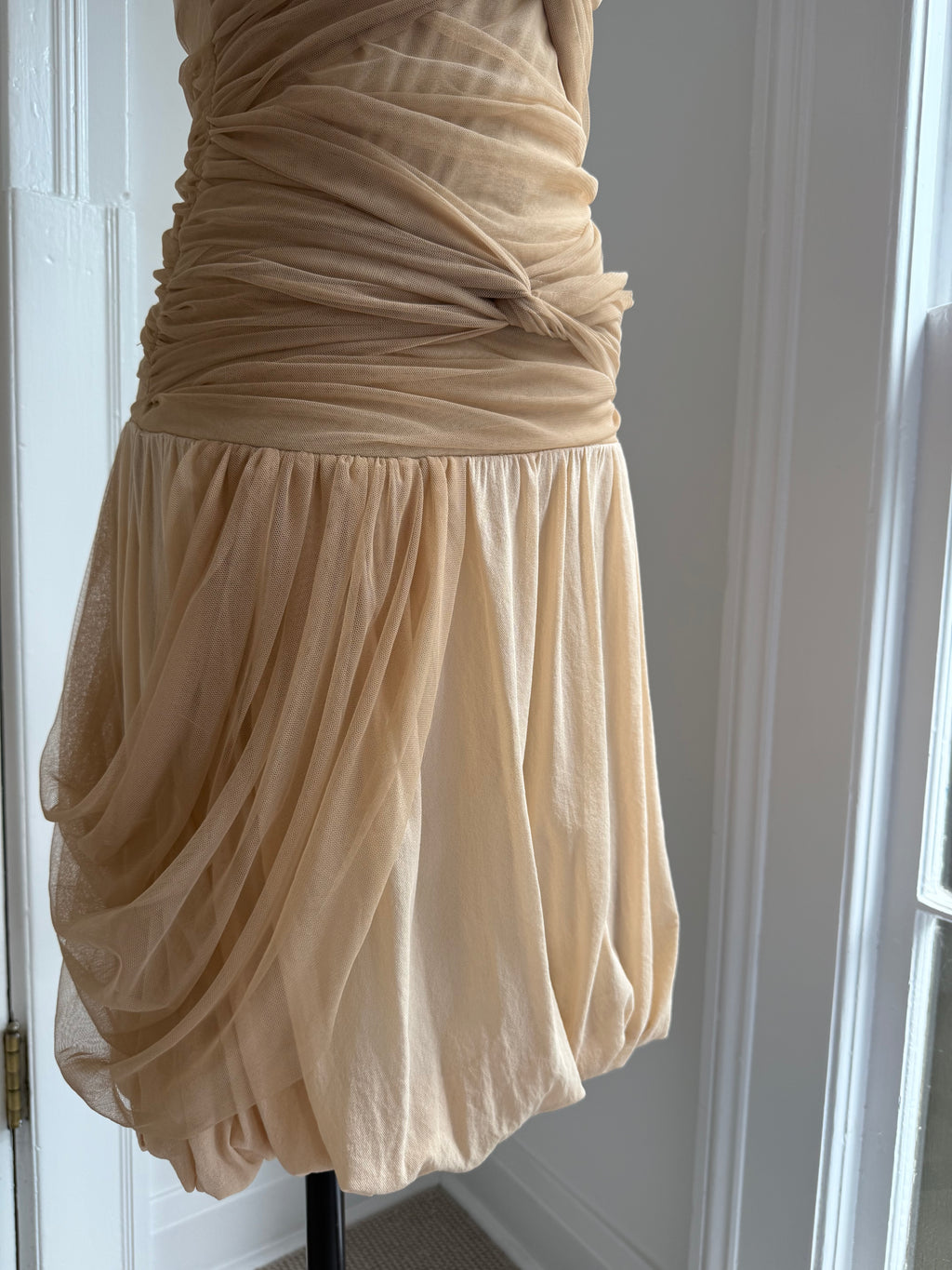 Tan Gauze Dress - XS