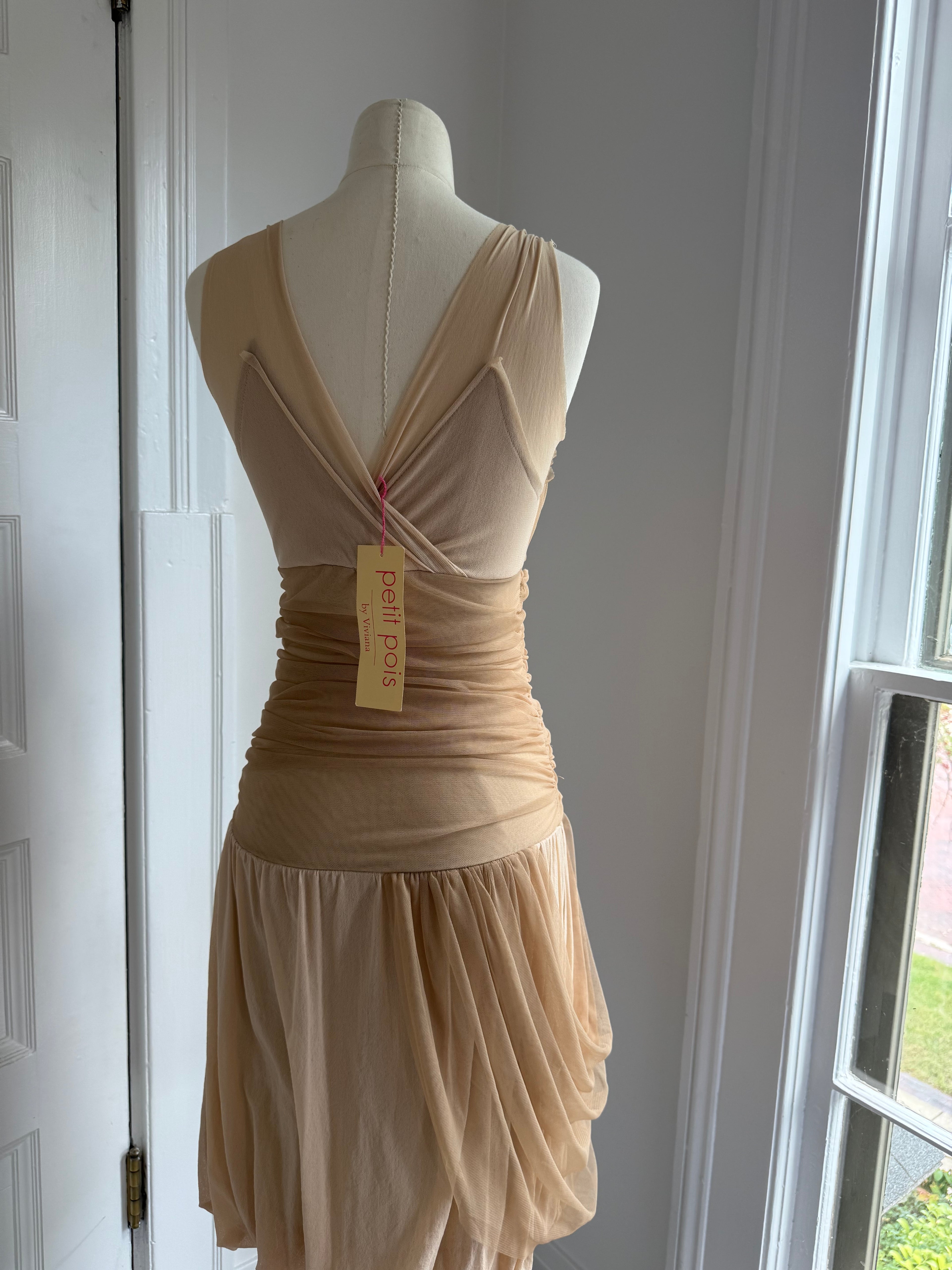 Tan Gauze Dress - XS