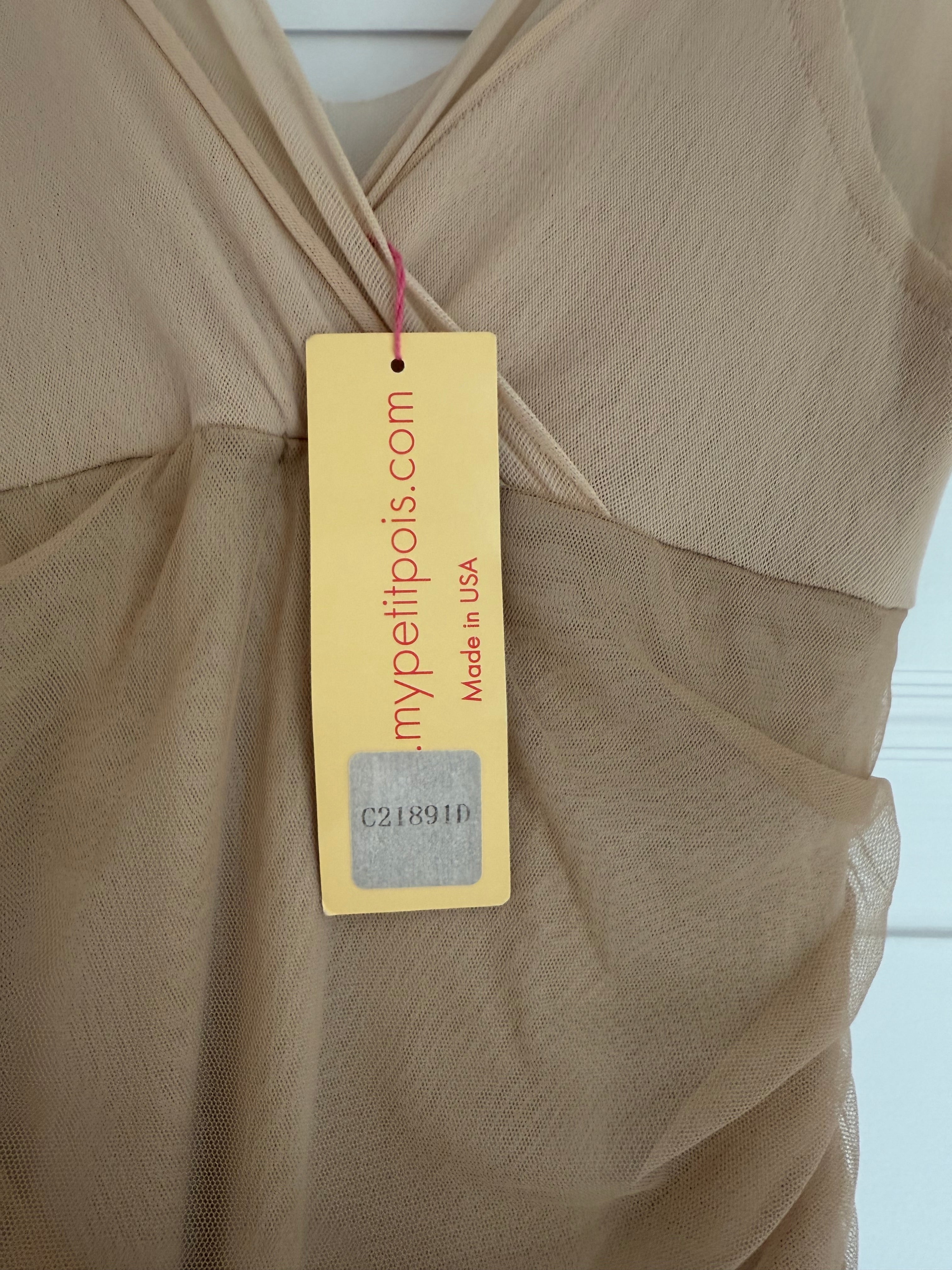 Tan Gauze Dress - XS