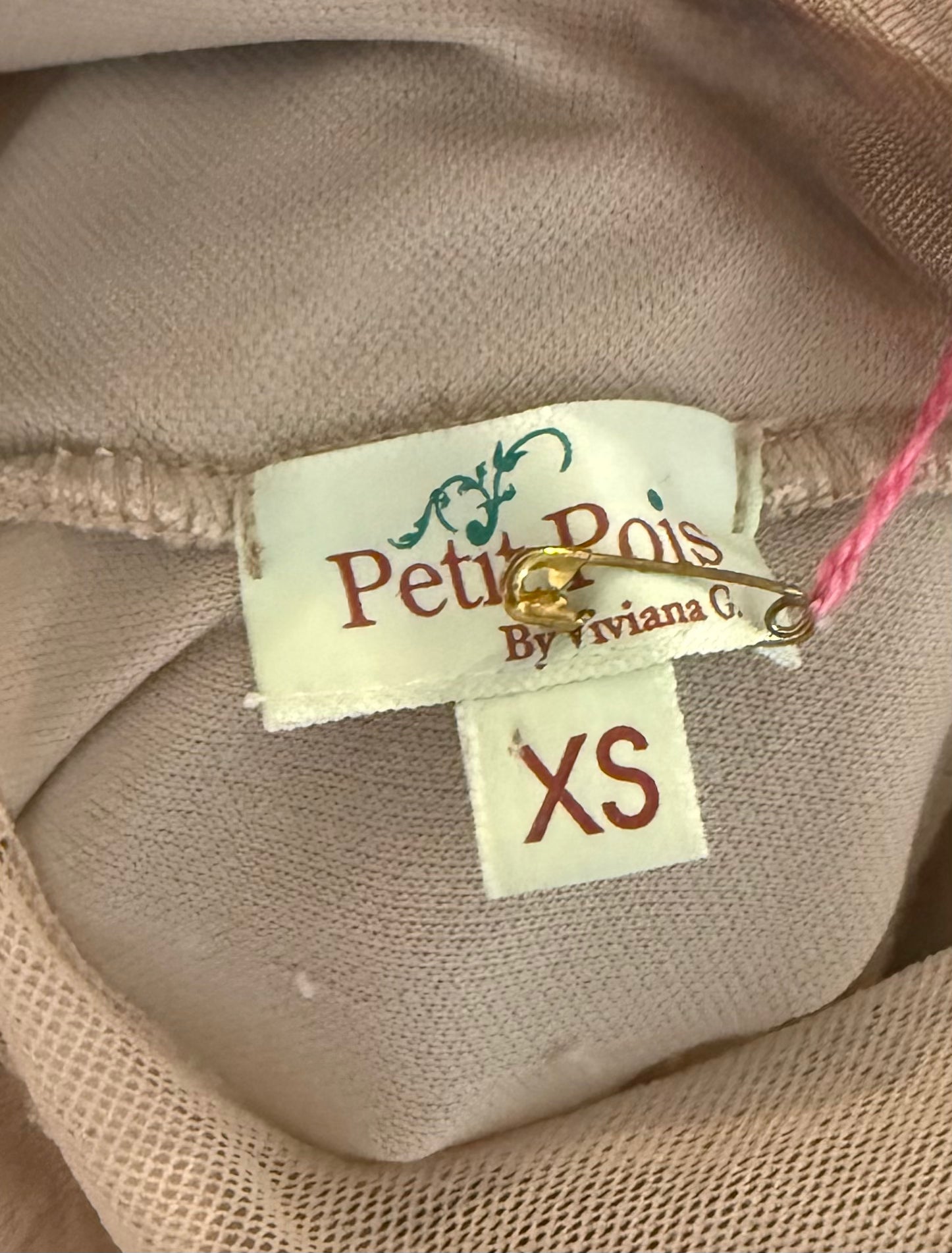 Tan Gauze Dress - XS