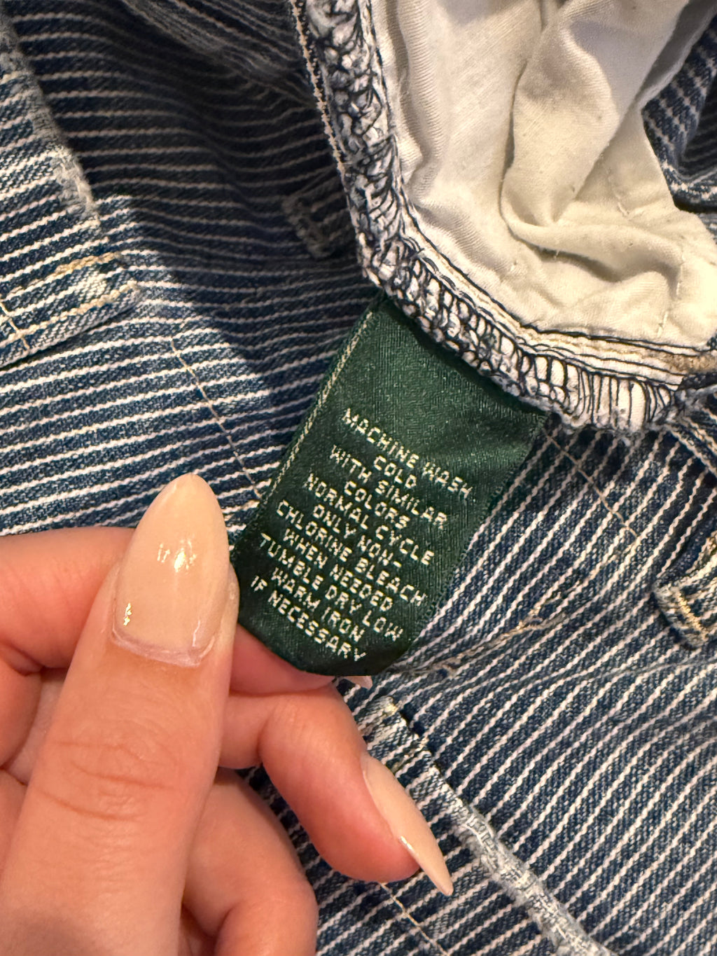 Ralph Lauren Pinstripe Jorts - Size 10 (Large)