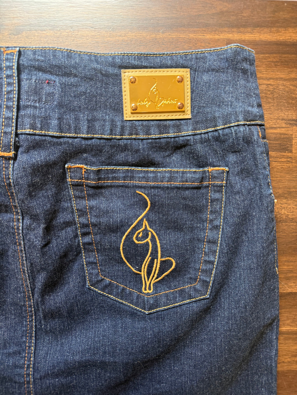 Baby Phat Pencil Jean Skirt - Size 8