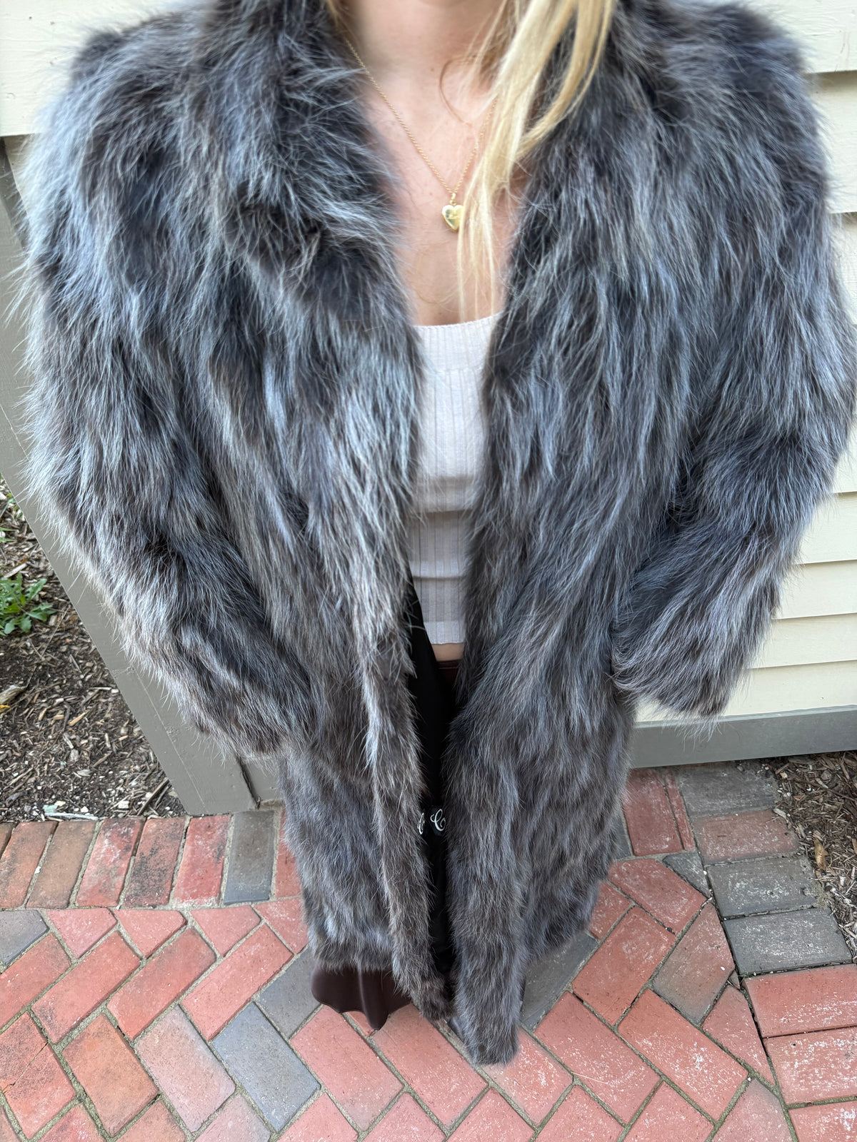 "Paddor's" Full-Length Fur Coat - Size 12