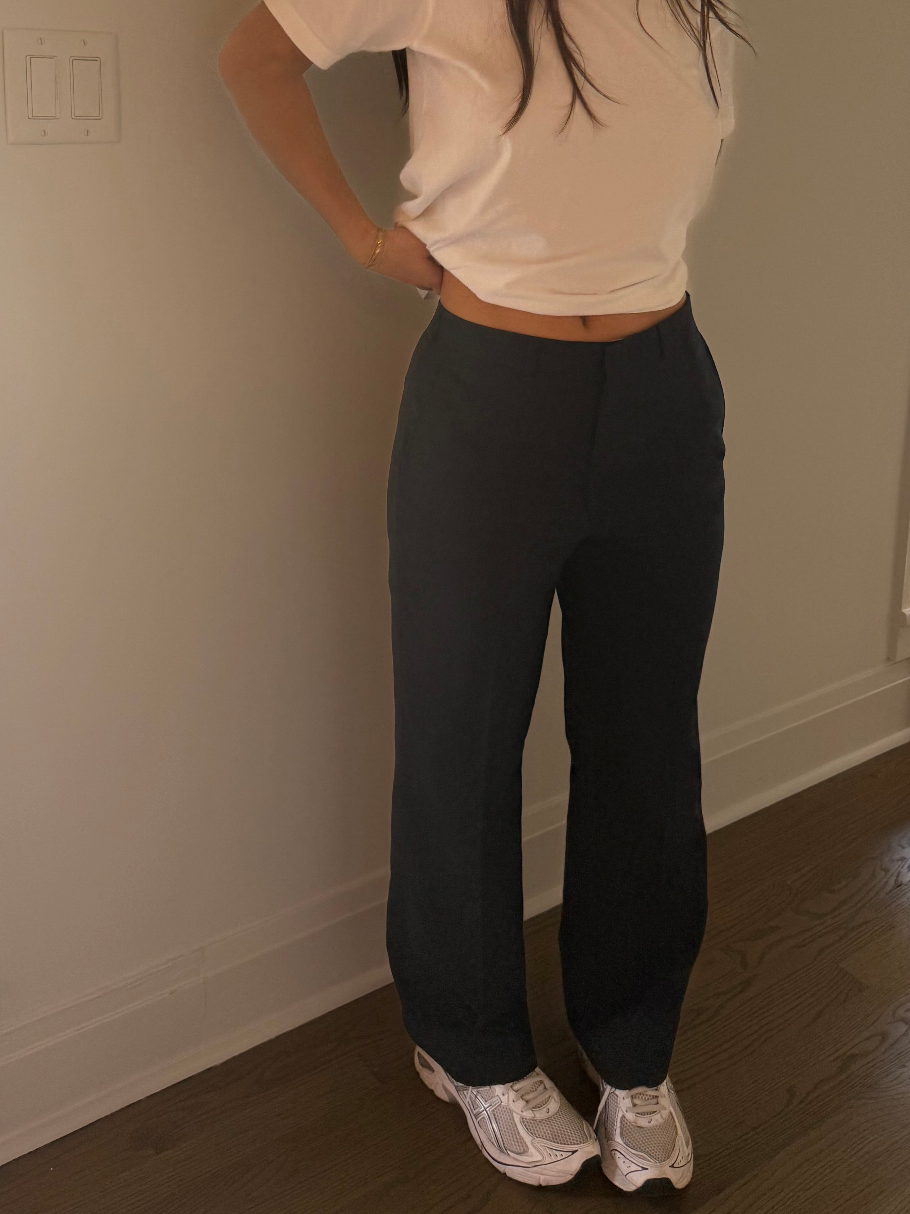 Classic Black Trousers - Size 6