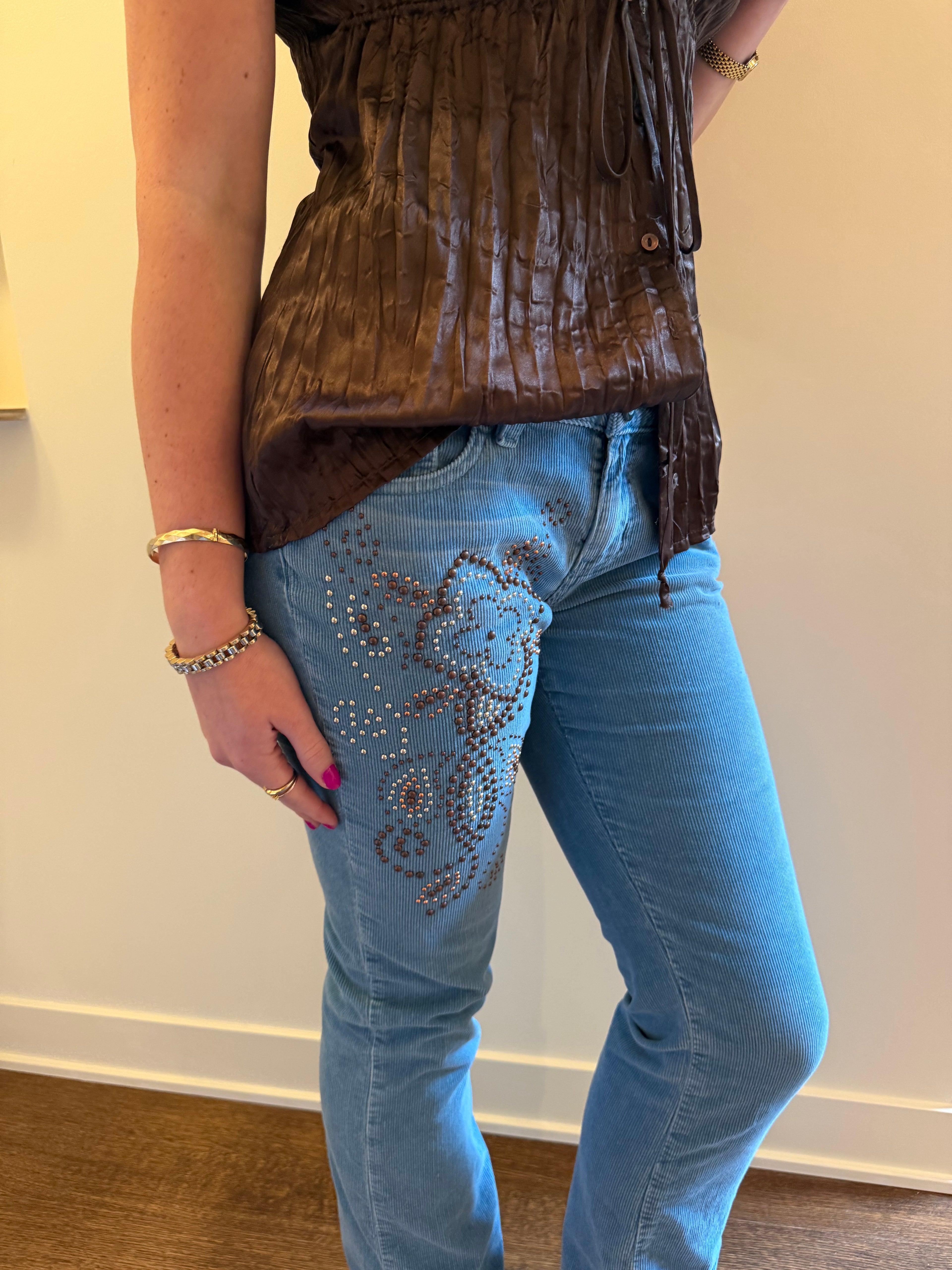 Studded Bongo Jeans - Size 4