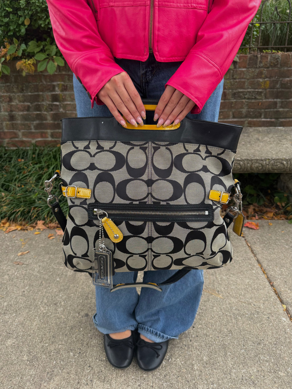 2008 Coach Bonnie Foldover Shoulder Bag