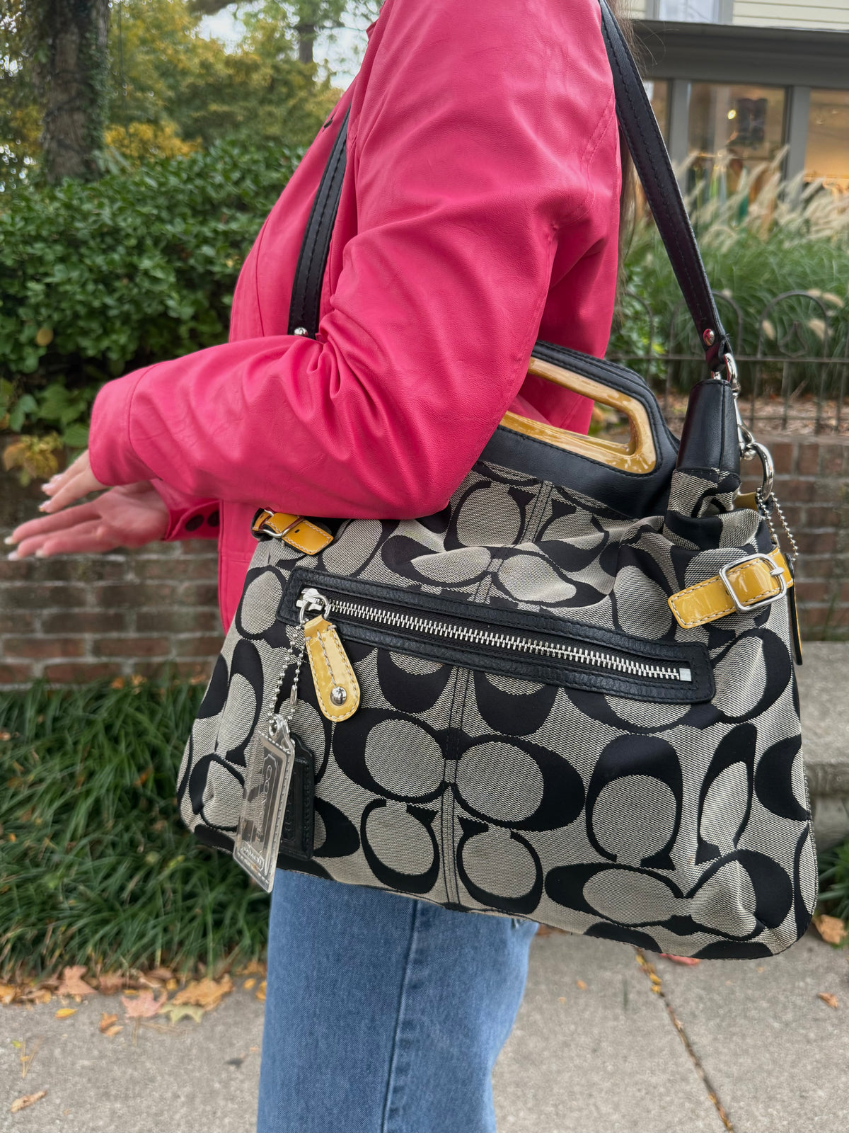 2008 Coach Bonnie Foldover Shoulder Bag