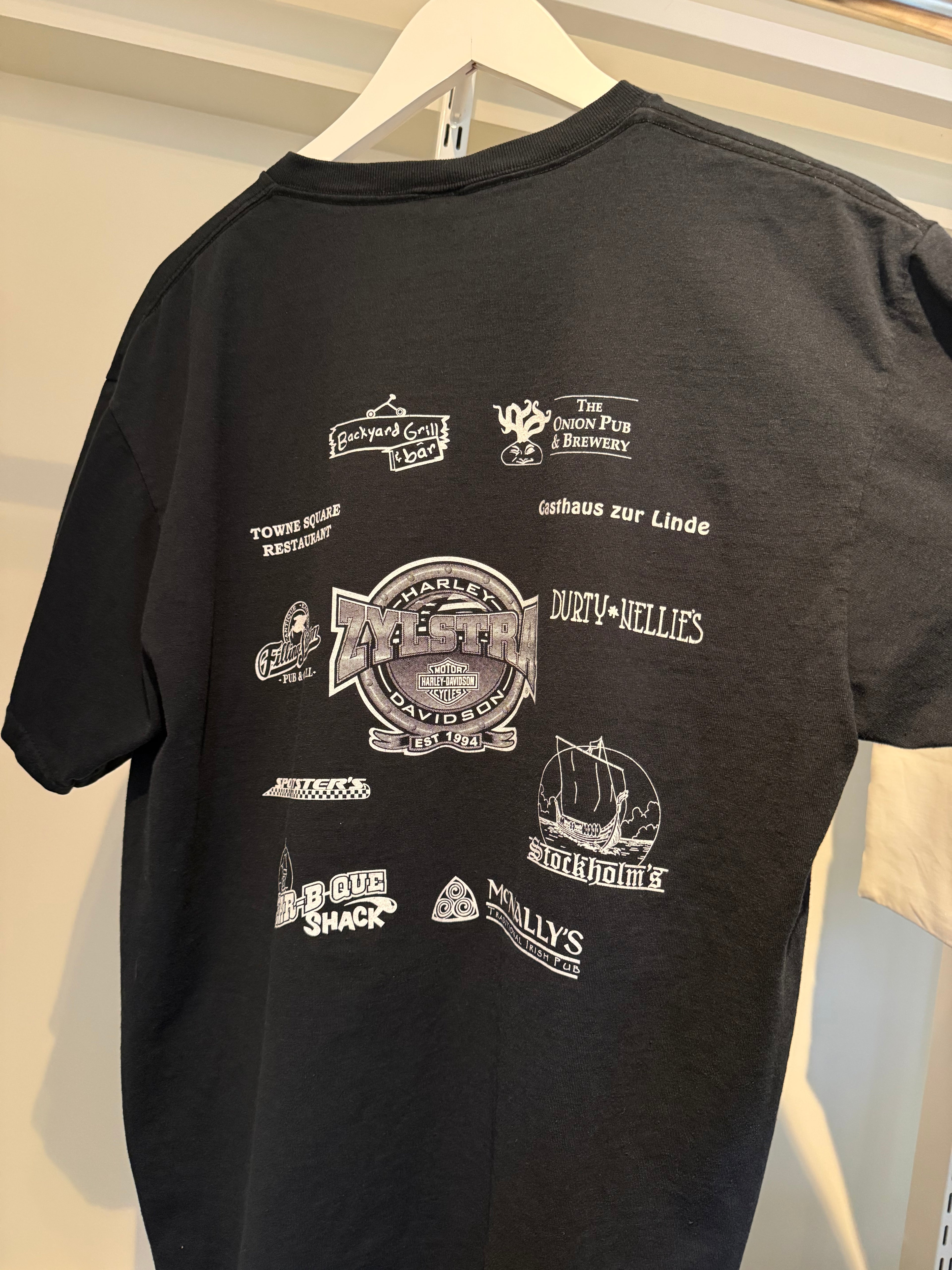 Harley Weds Night Dinner Rides Tee - Large