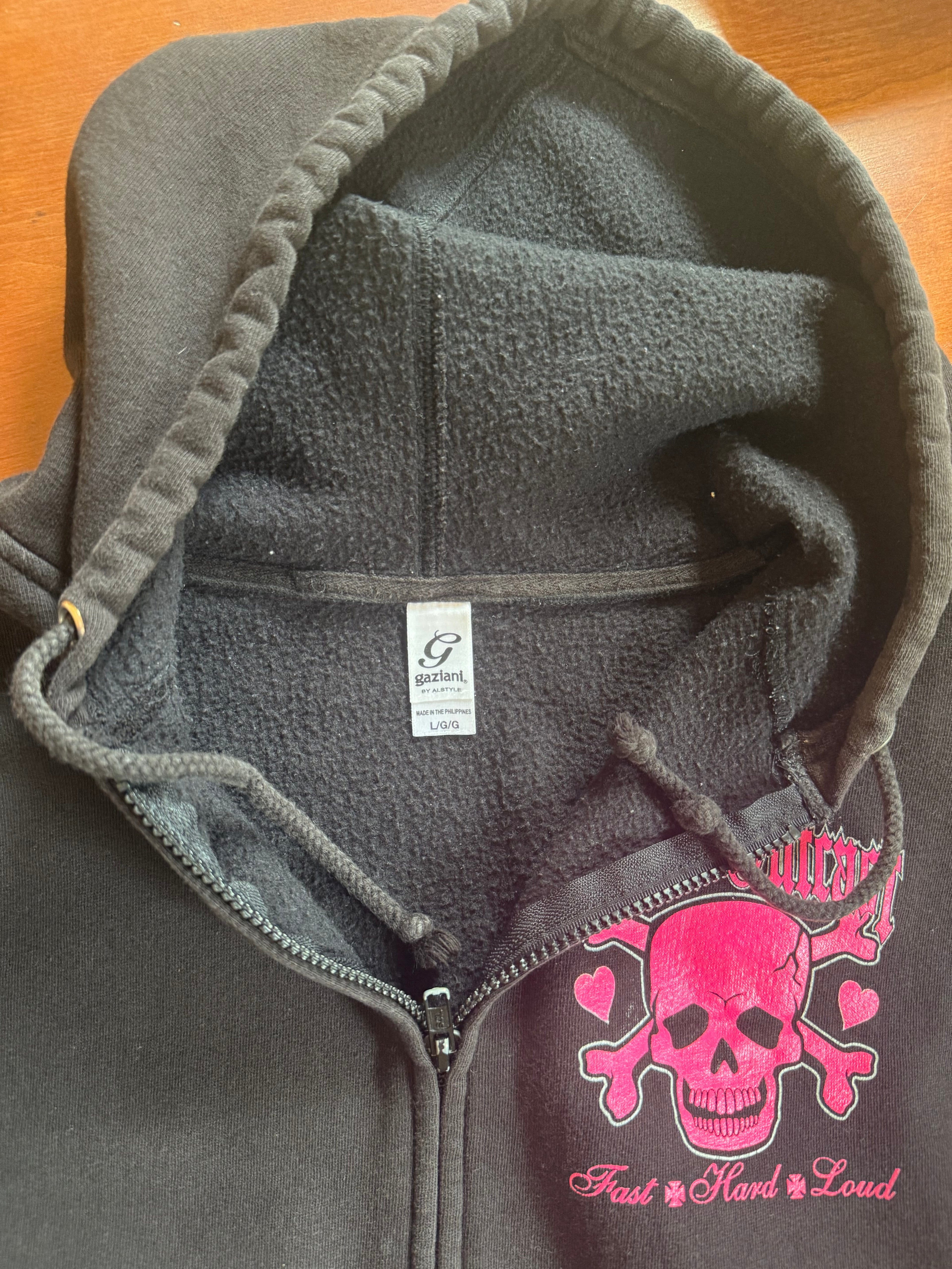 "Social Outcast" Zip Up- Large