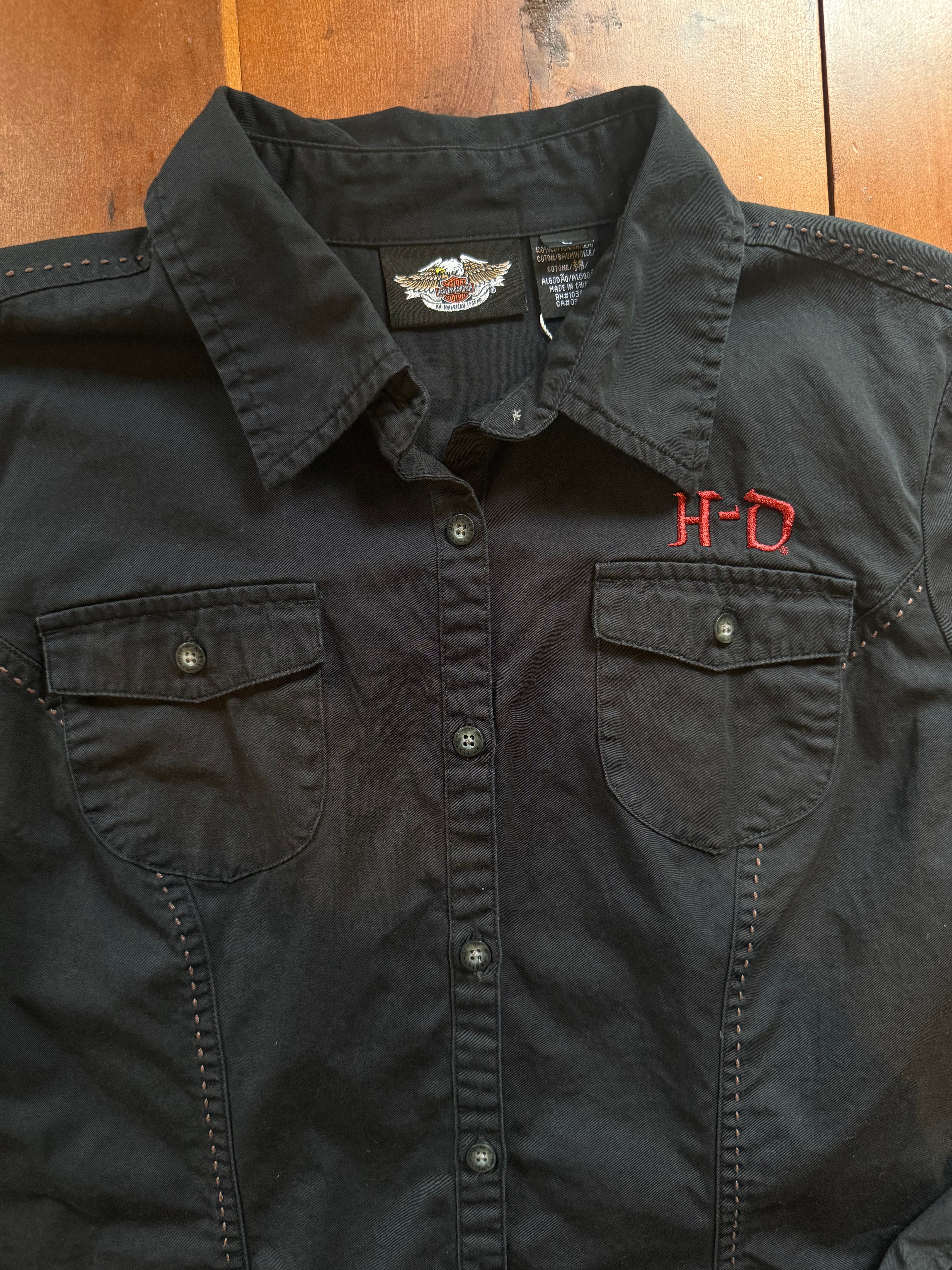 Harley Studded Button Up - Large