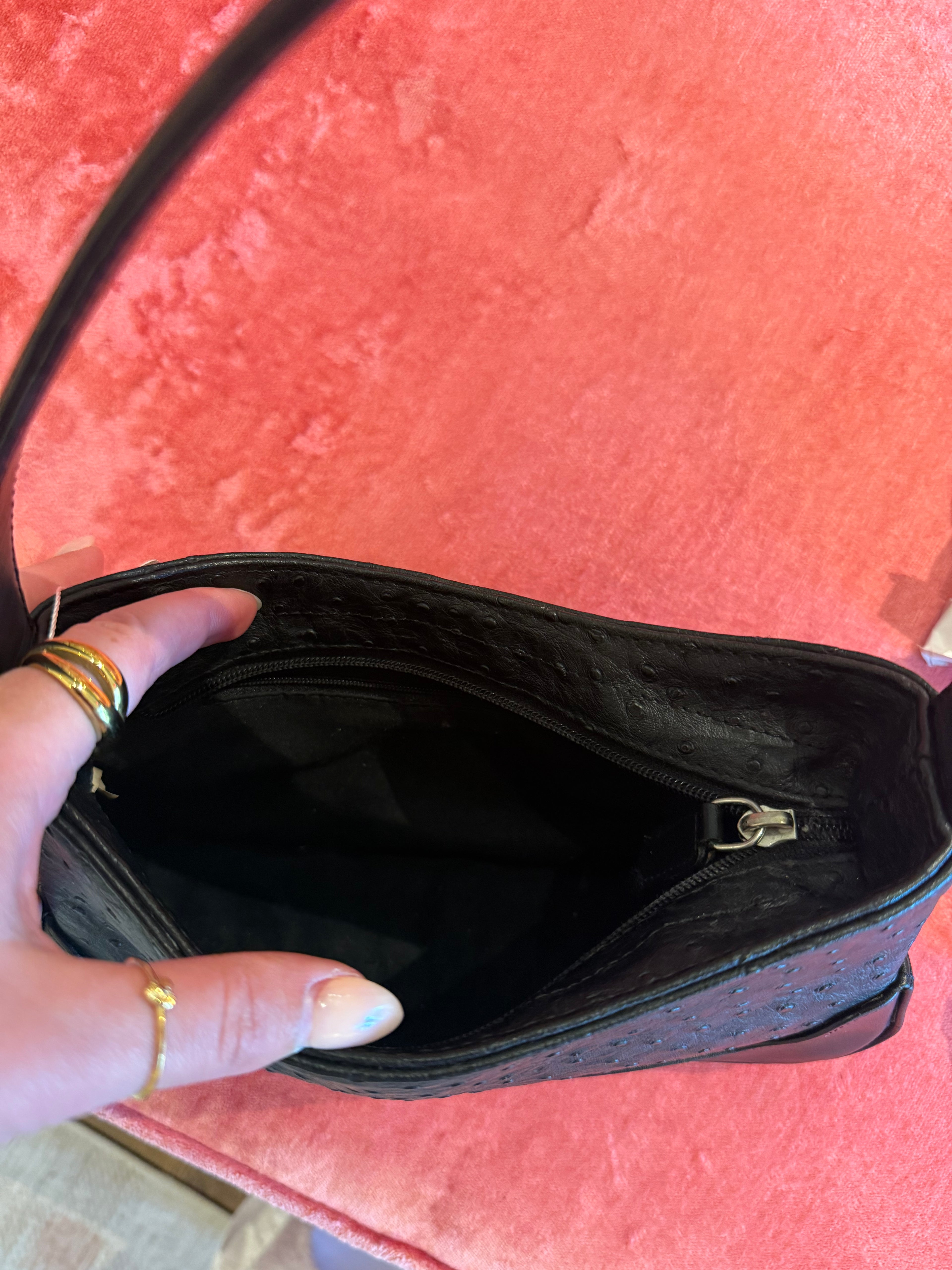 Textured Dot Shoulder Bag