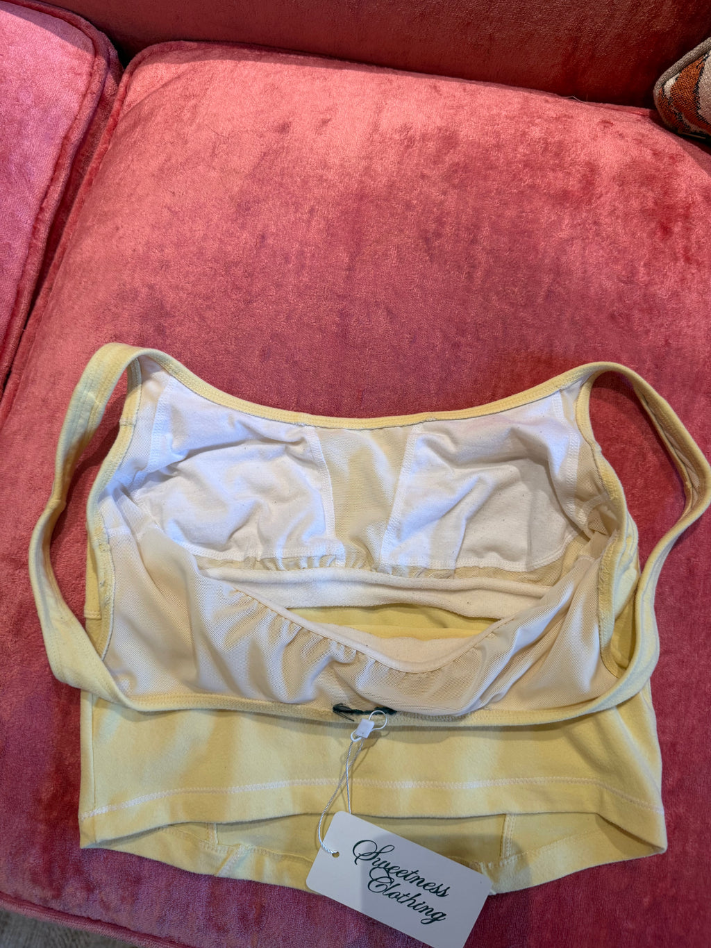 Vintage Nike Yellow Tank - Small