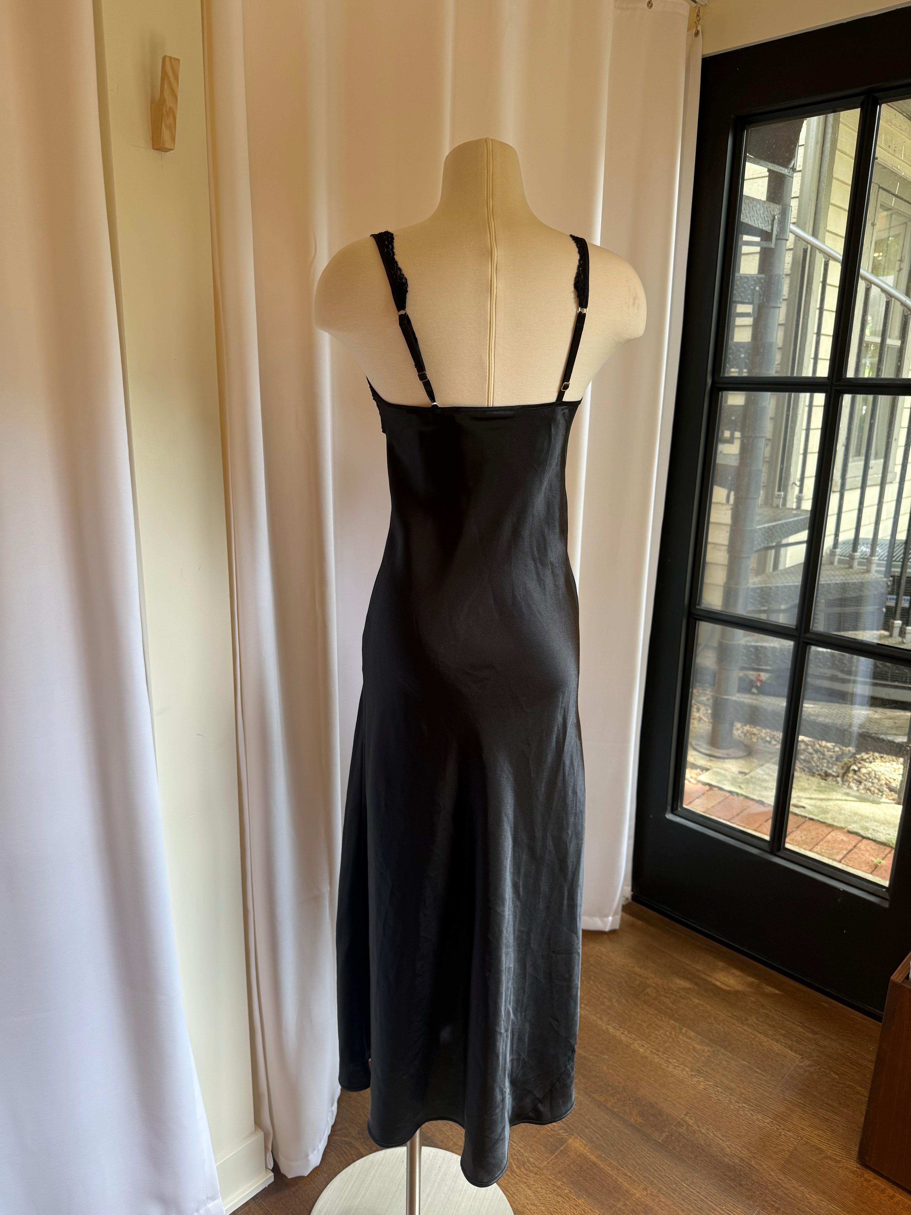 Gold Label VS Maxi Black Lace Dress - S/M