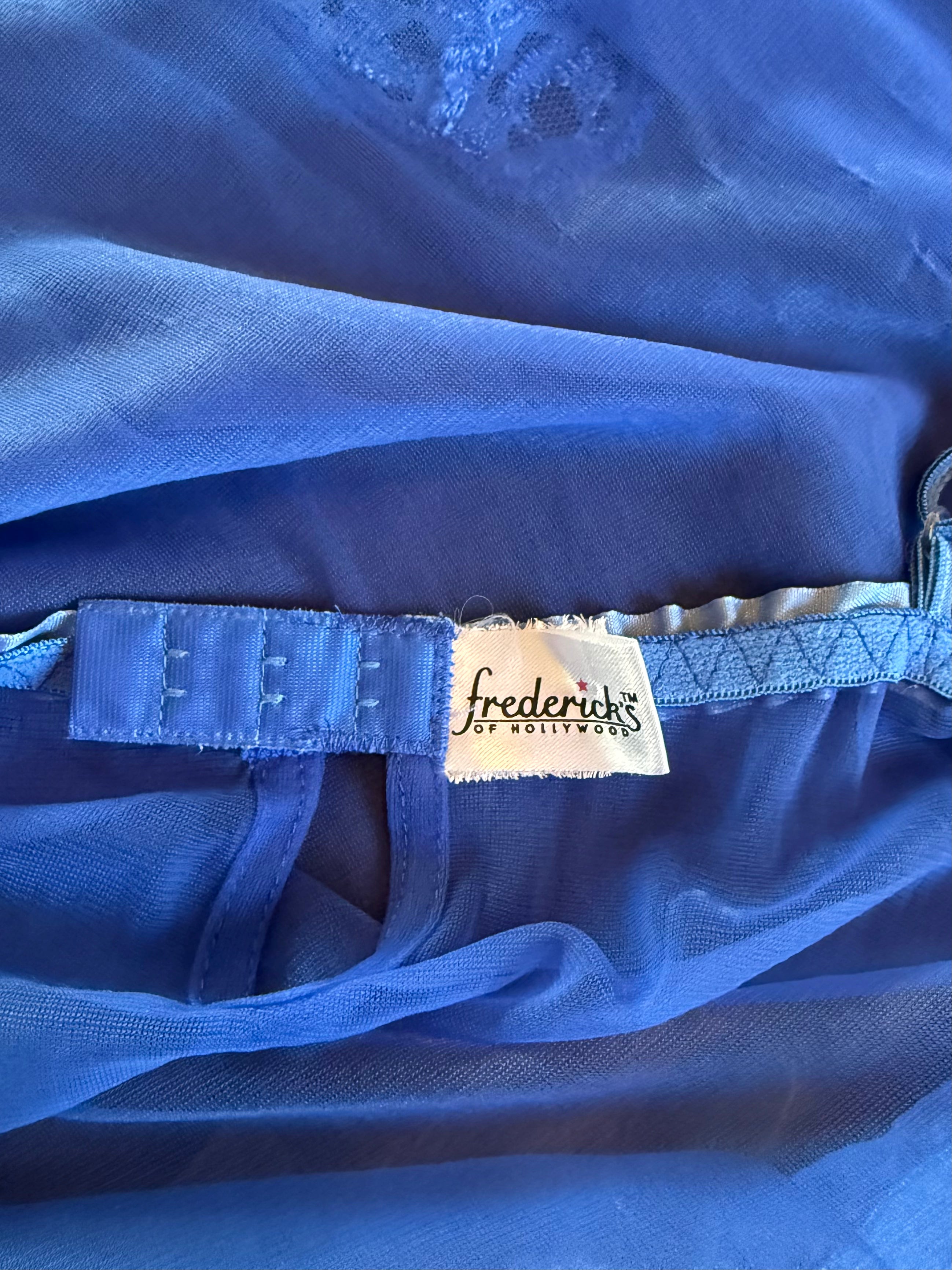 Blue Fredericks of Hollywood Babydoll - S/M