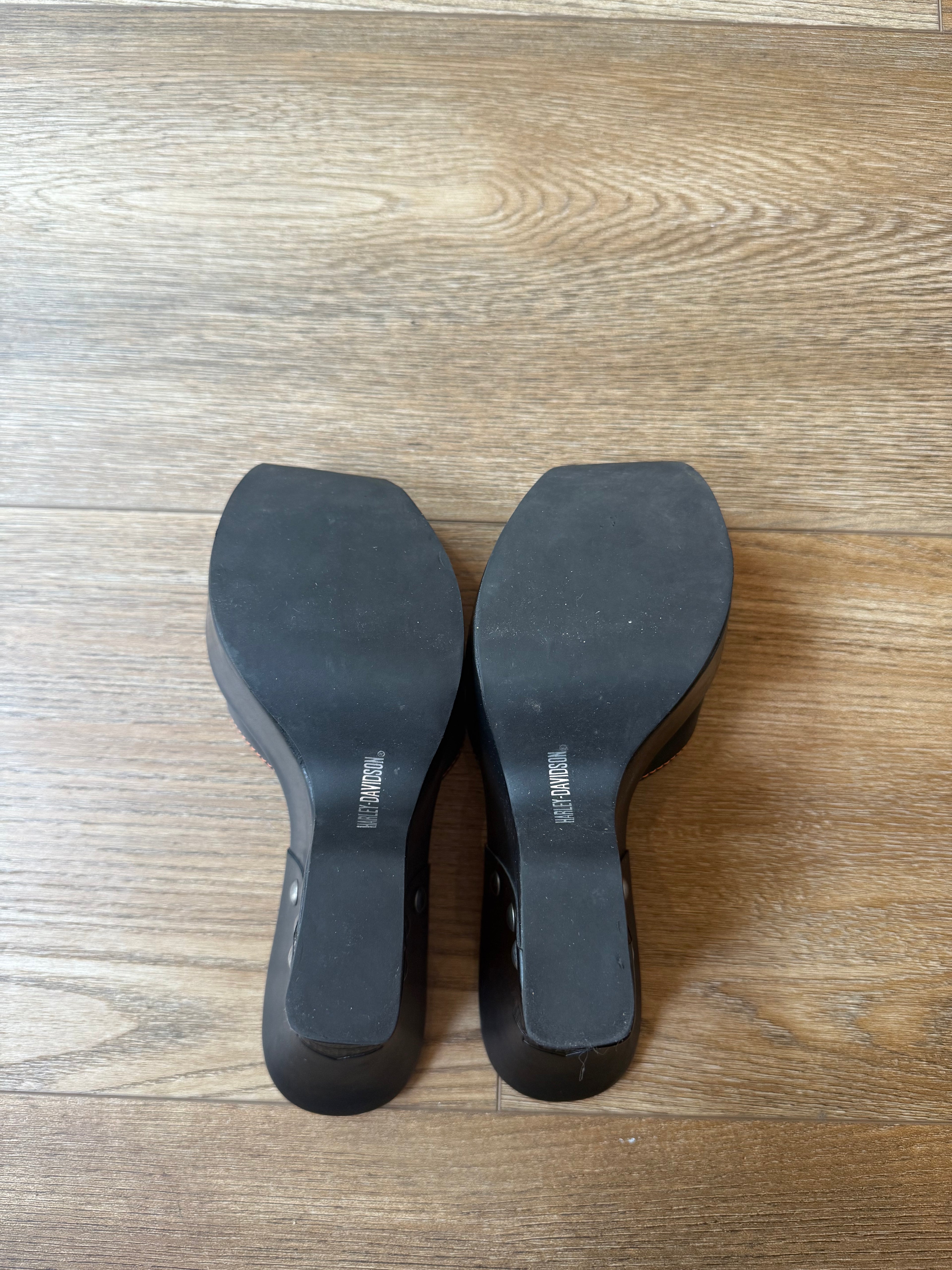 Harley Davidson Platform Wedge - 8.5