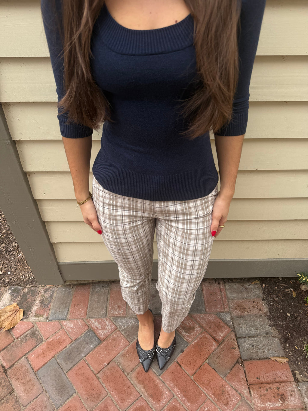 Plaid Capris - Medium