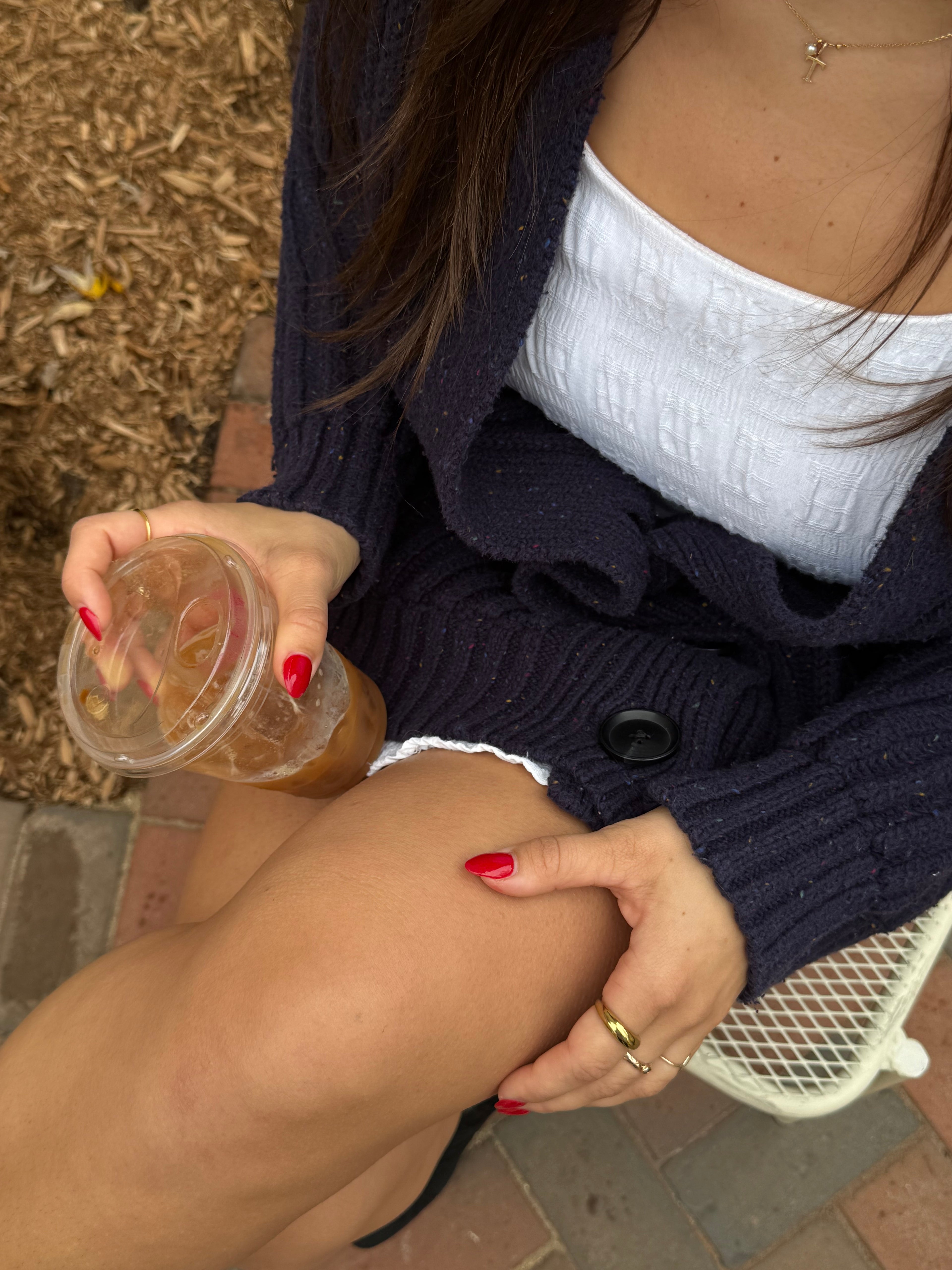 Gap Cable Knit Chunky Cardigan - Medium