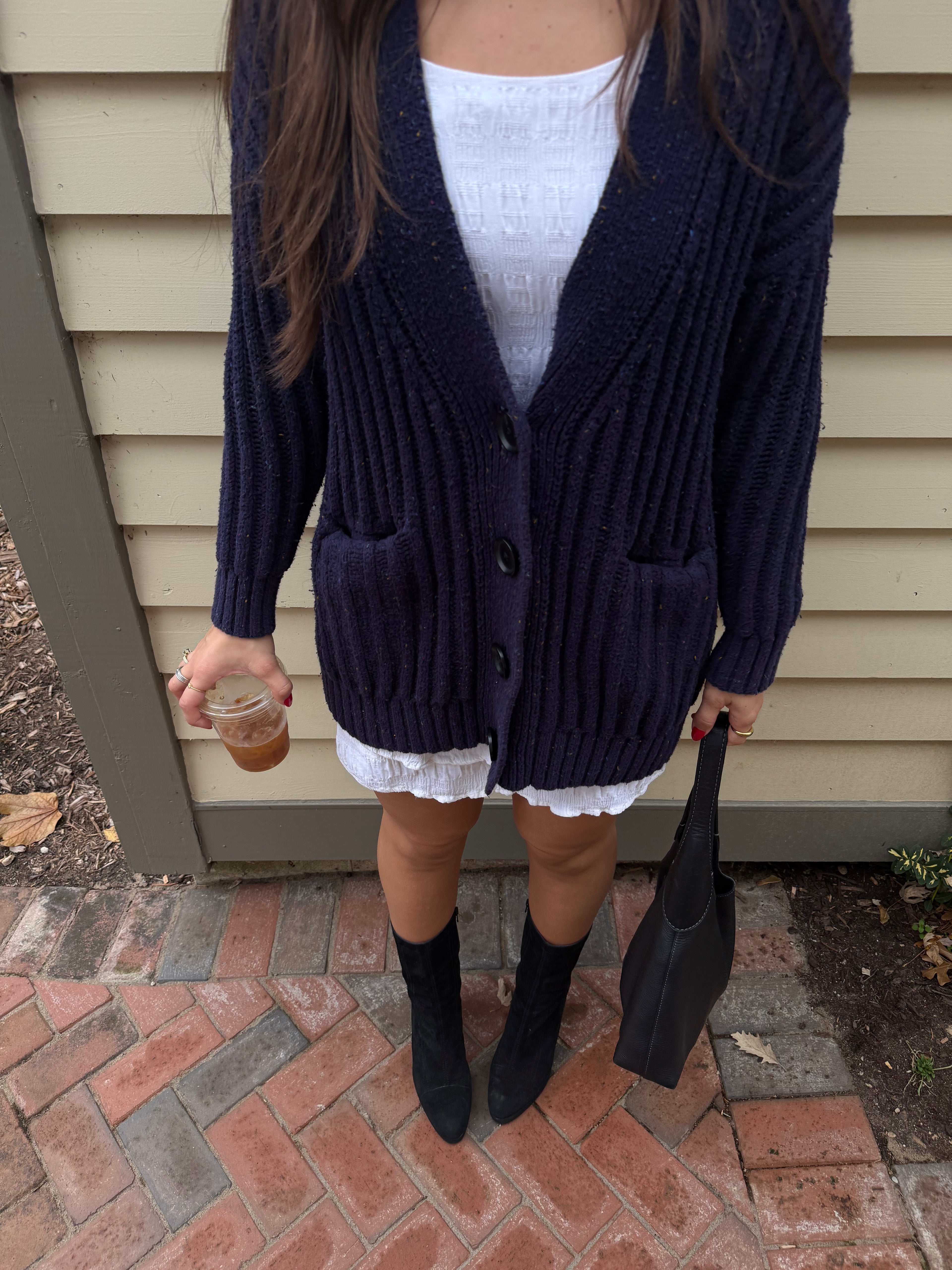 Gap Cable Knit Chunky Cardigan - Medium