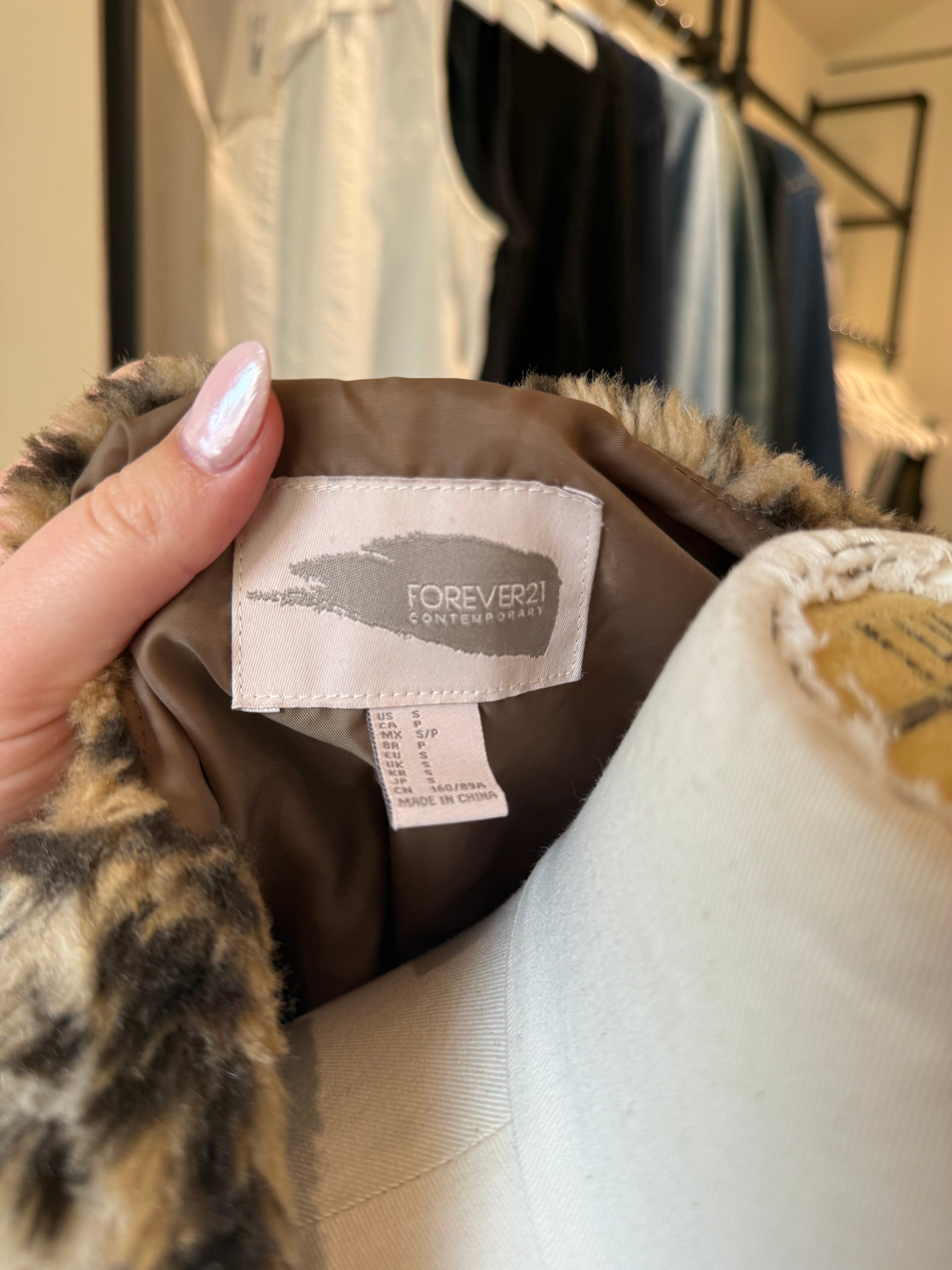 Leopard Vest - Small