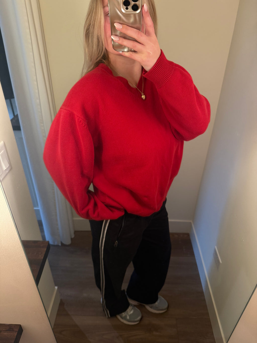 Classic Red Sweater - XL