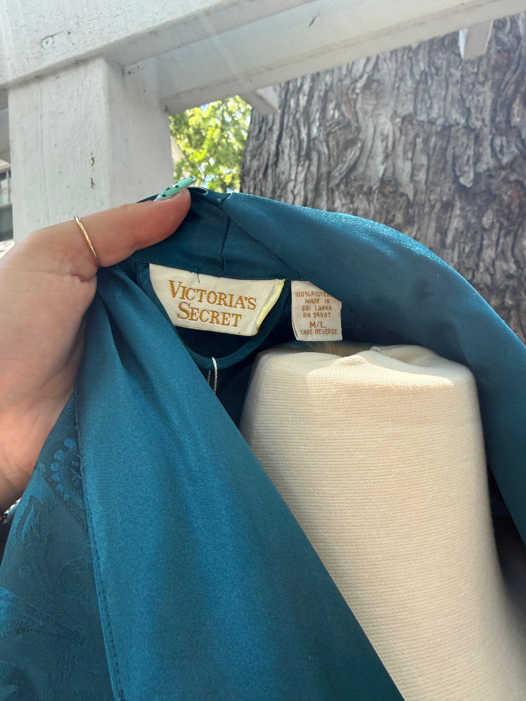 Vintage VS Gold Label Emerald Robe - M/L