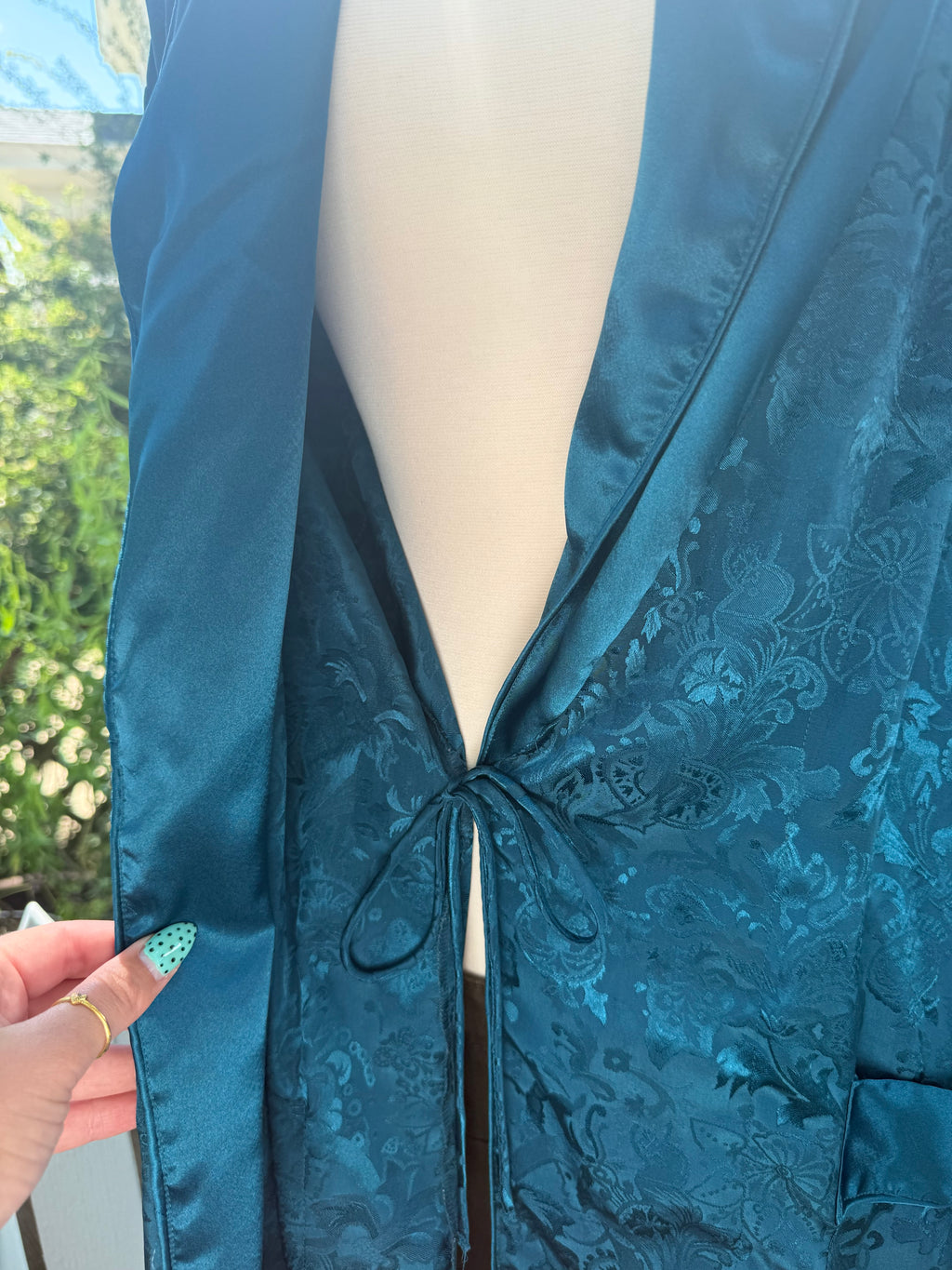 Vintage VS Gold Label Emerald Robe - M/L