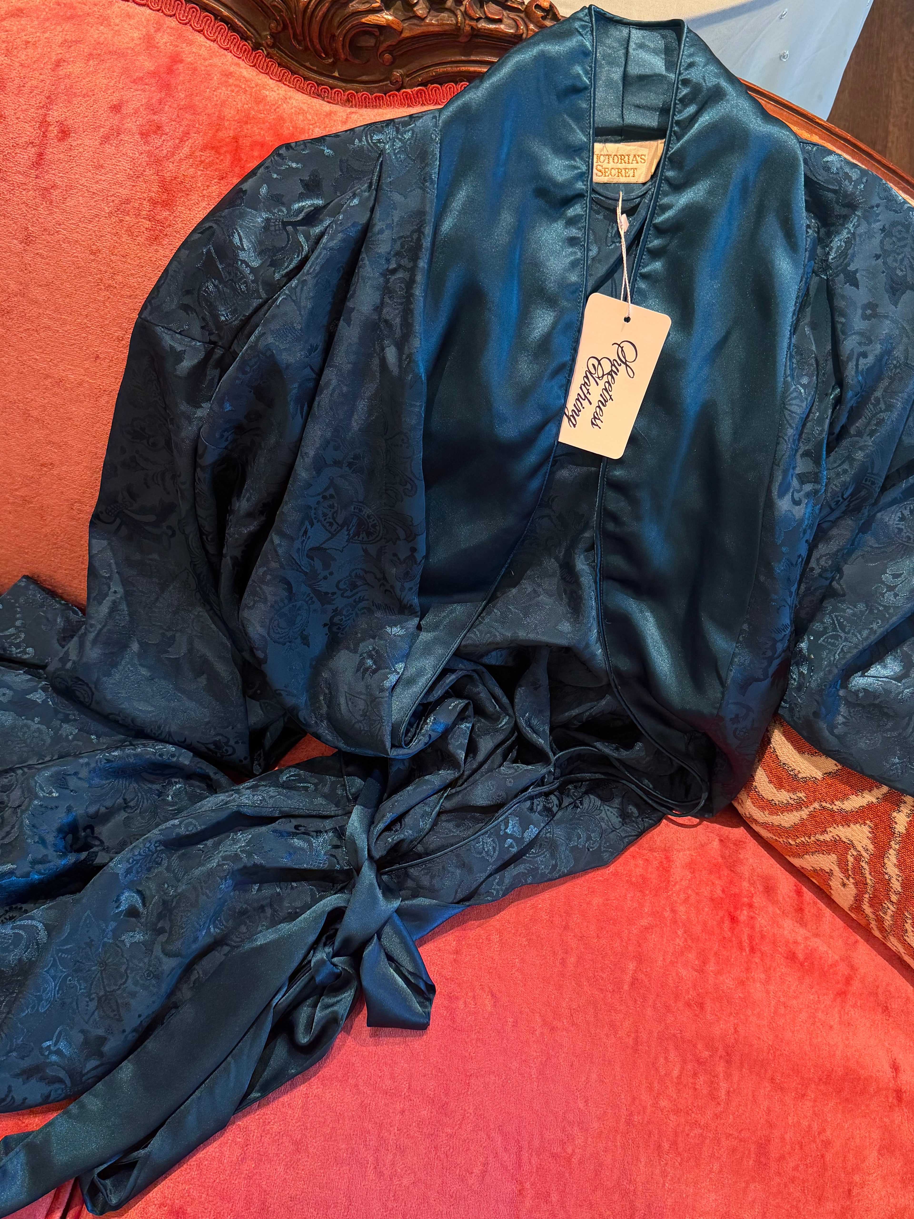 Vintage VS Gold Label Emerald Robe - M/L