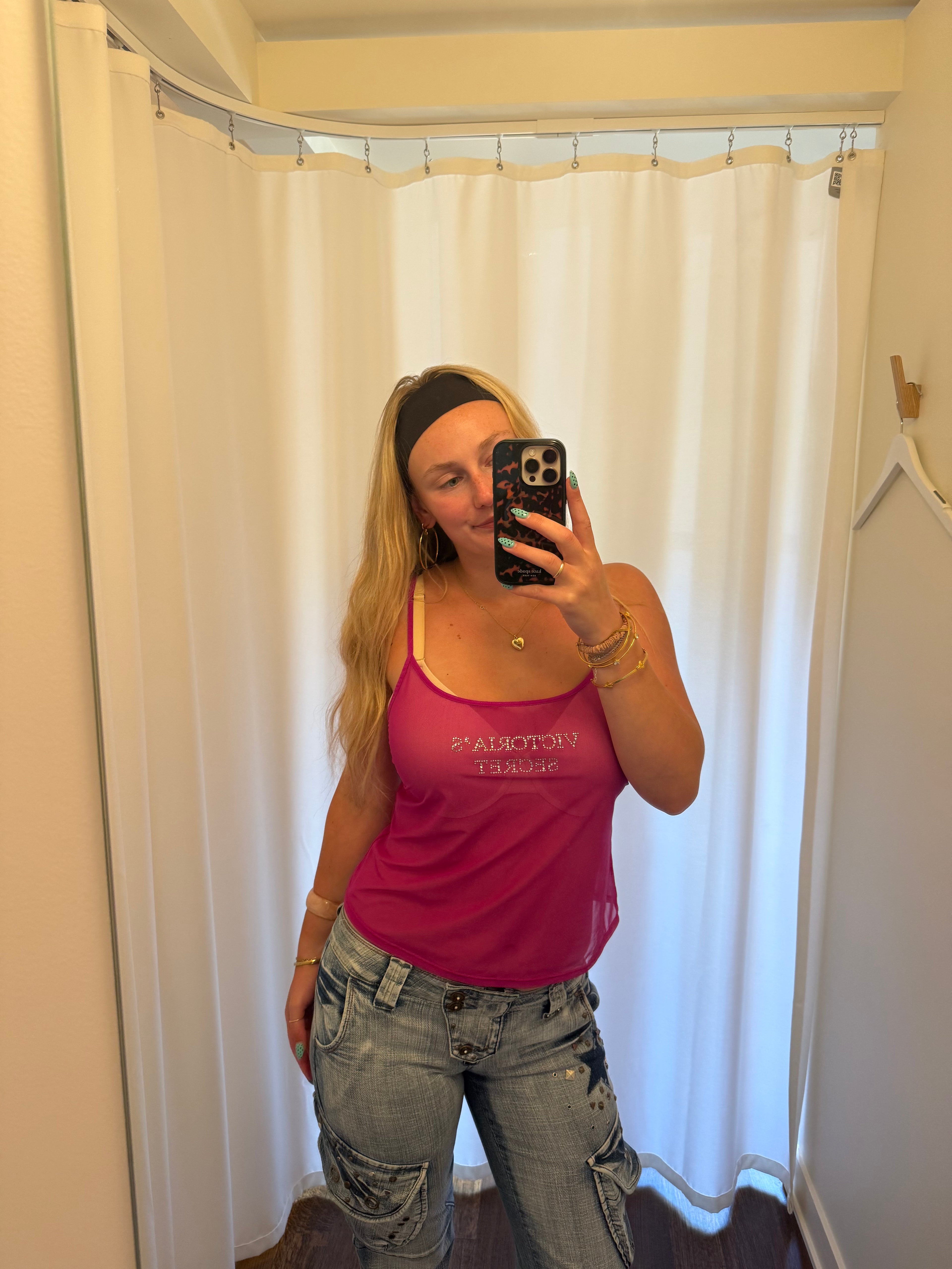 2001 VS Mesh Rhinestone Tank - Large