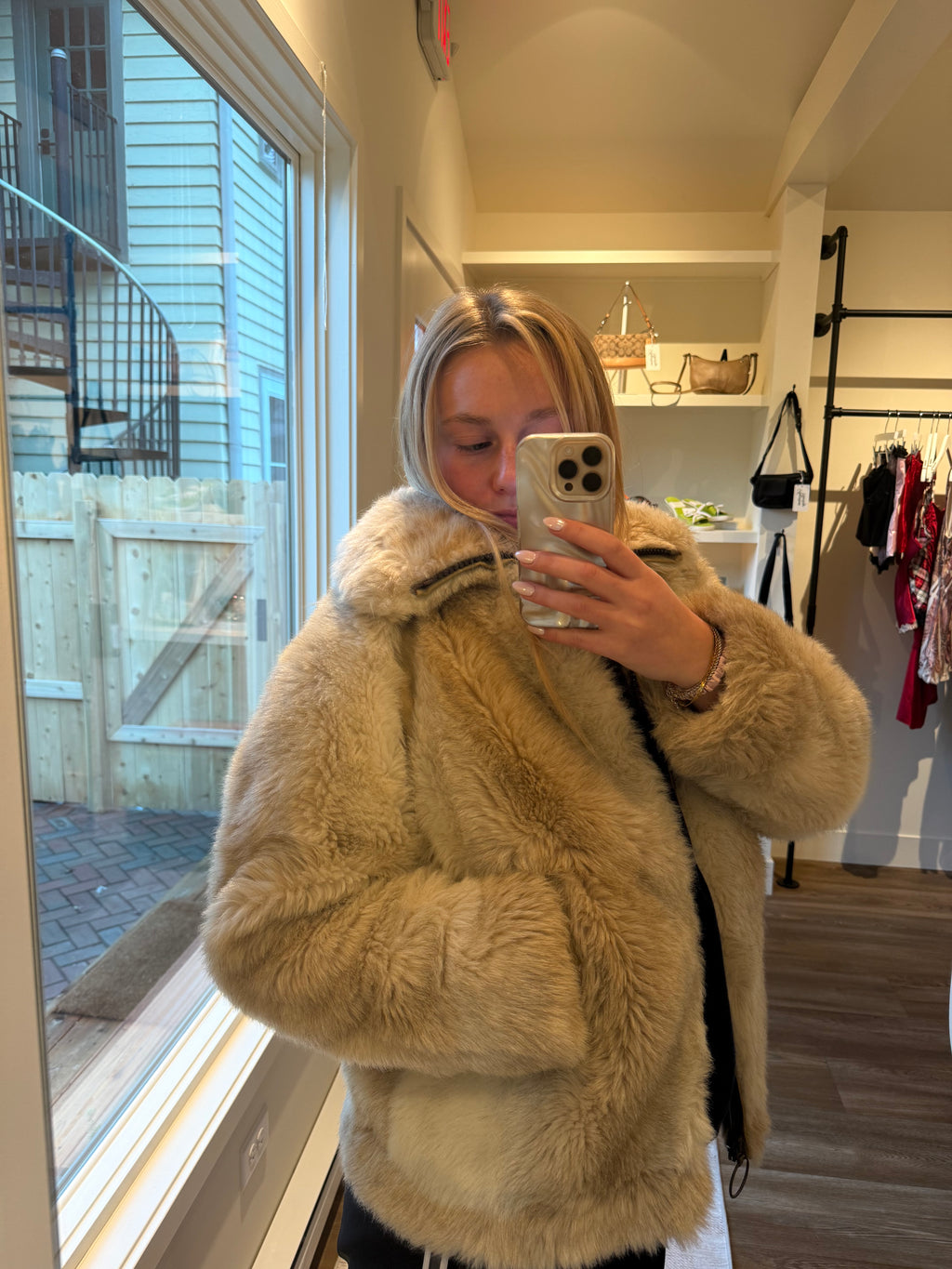 Vintage Country Pacer Fur Coat (real fur) - Medium